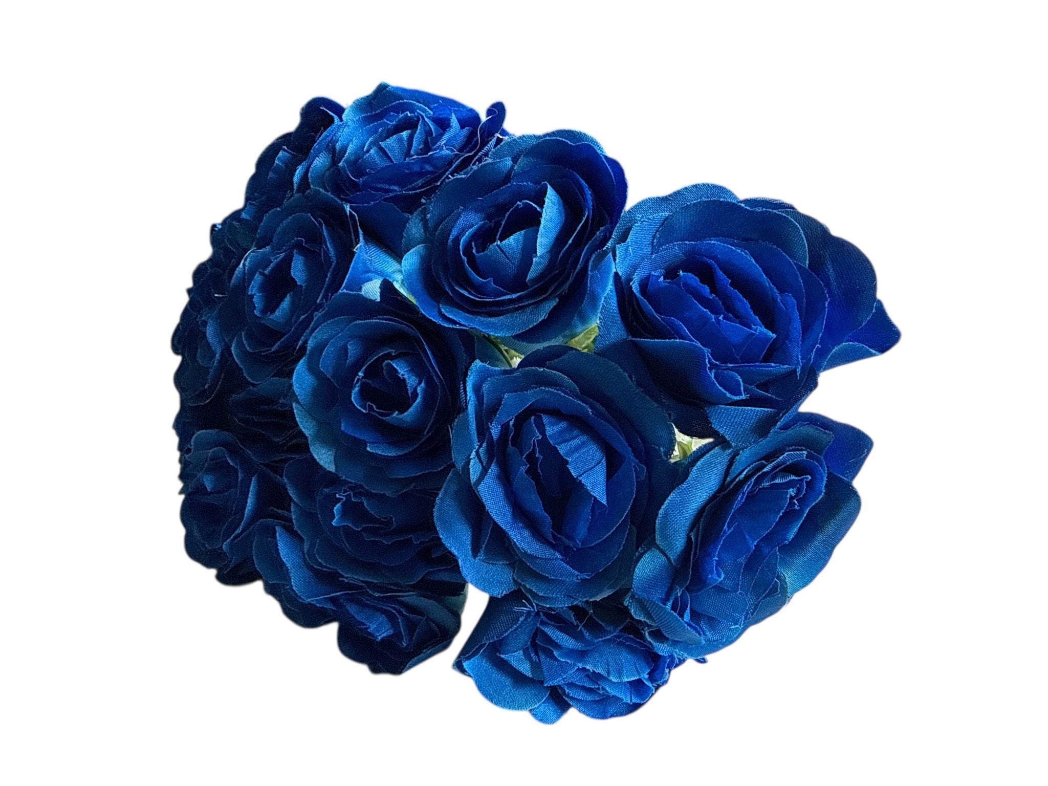 Buchet Trandafiri Artificiali Albastri – Aranjament Floral Elegant pentru Decor Interior