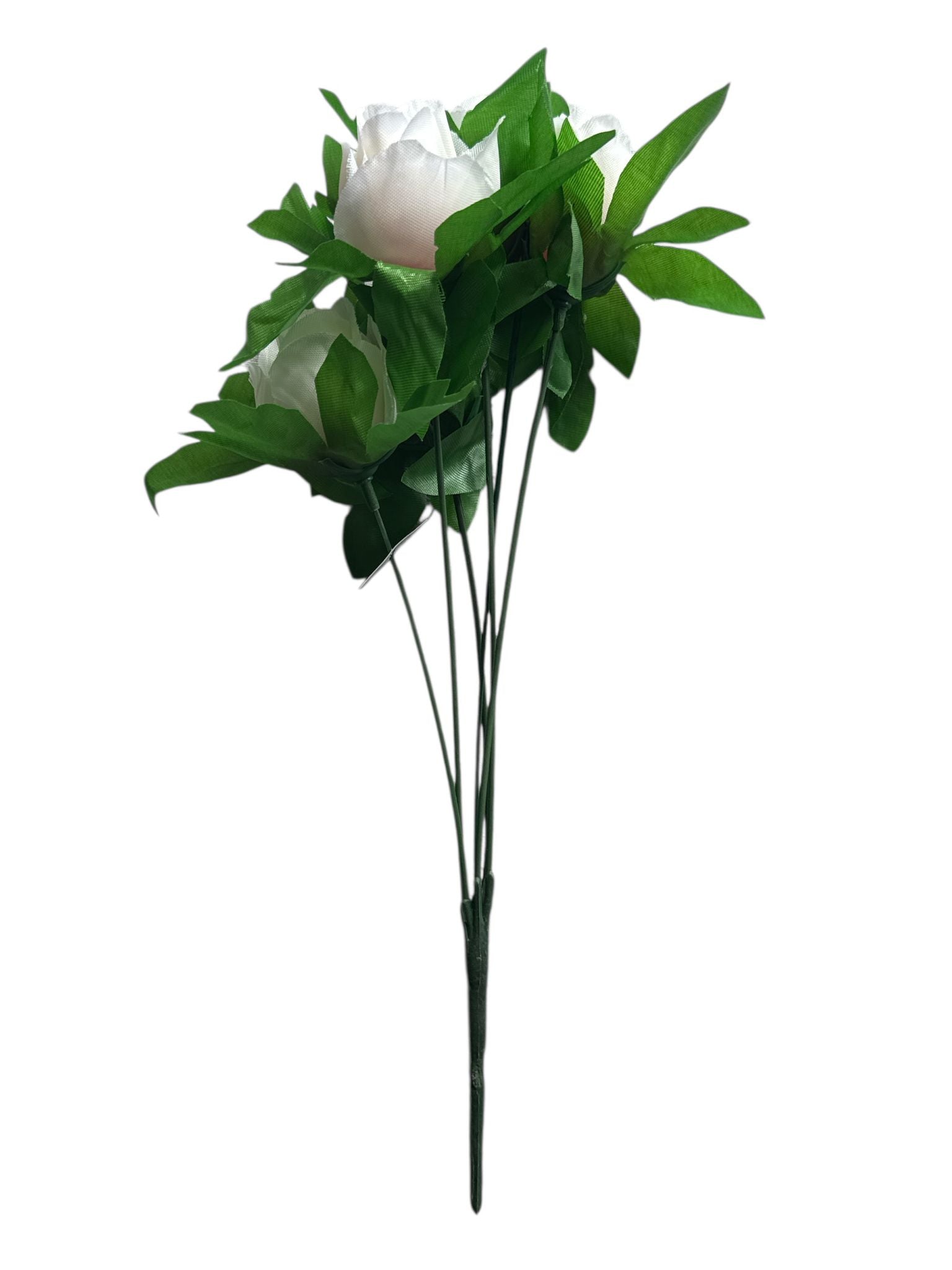 Buchet Trandafiri Artificiali Albi – Aranjament Floral Elegant pentru Decor Interior