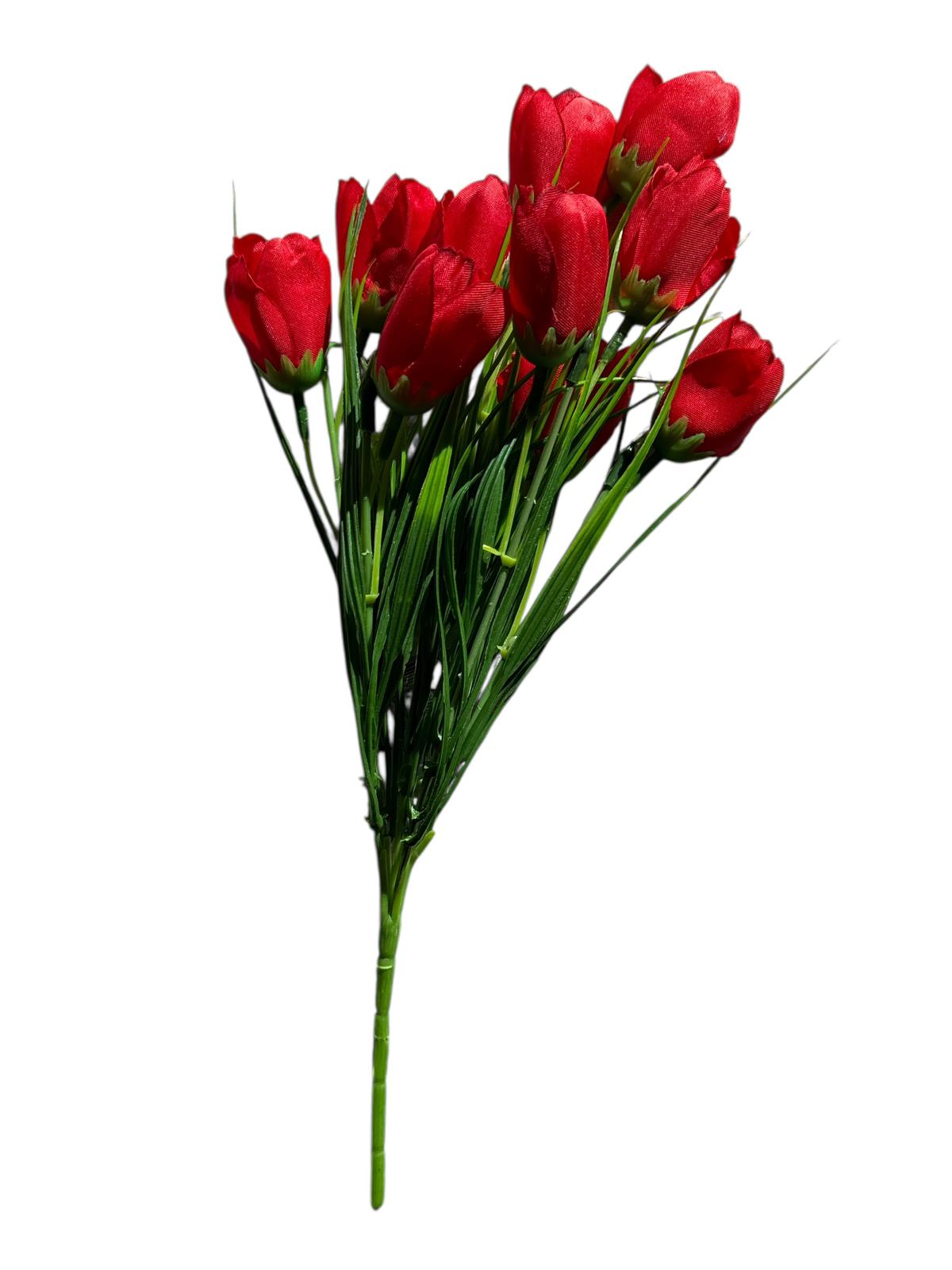 Buchet lalele artificiale decorative – aspect natural, mai multe culori disponibile