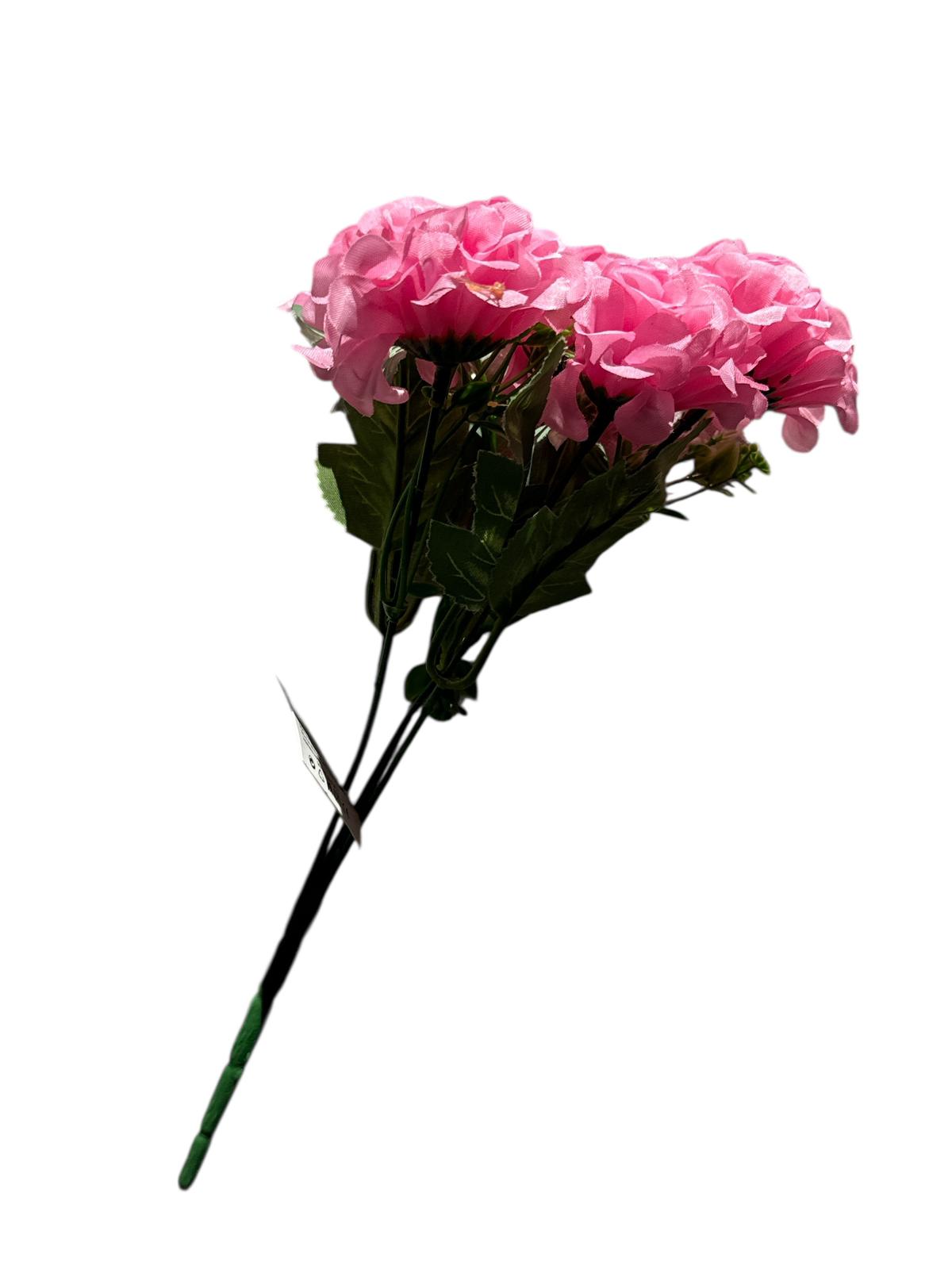 Buchet flori artificiale tip hortensie – roz