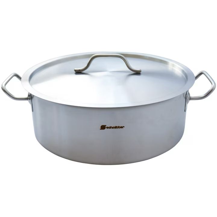 🍲 Oală de supă Schmitter 36x24 cm, 24 L – Oțel inoxidabil cu capac