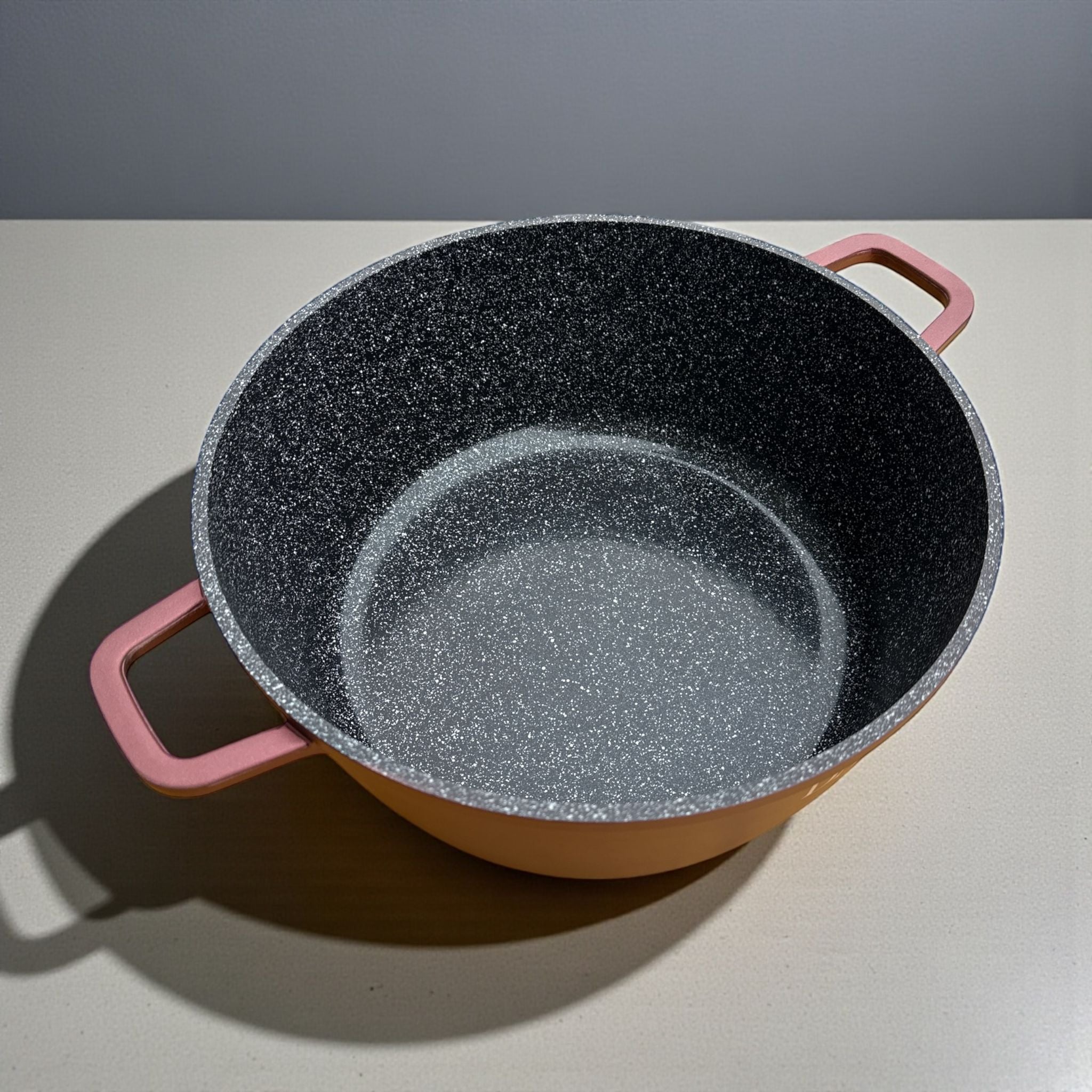 🍲 Cratiță DAR 7.2L cu capac din sticlă, aluminiu turnat, acoperire ceramică, 30 cm