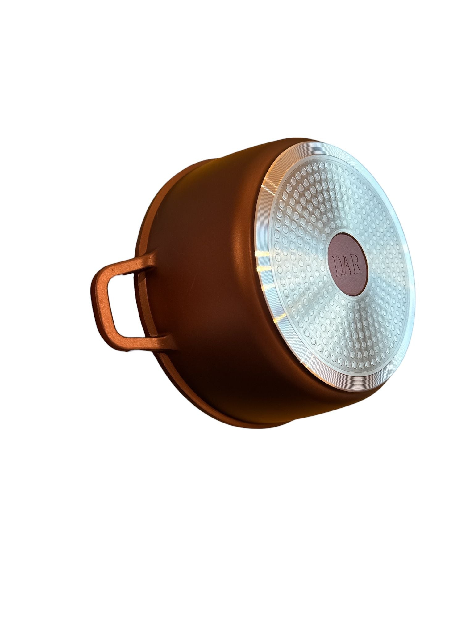 🍲 Cratiță DAR 4.3L cu capac din sticlă, aluminiu turnat, acoperire ceramică, 26 cm