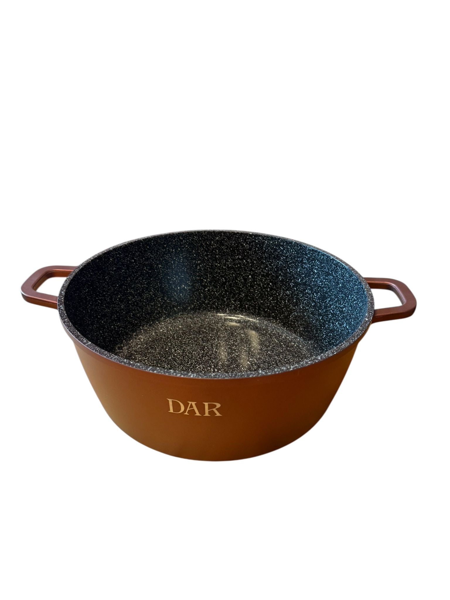 Cratita ceramica DAR 28 cm 5.7L cu capac sticla interior antiaderent