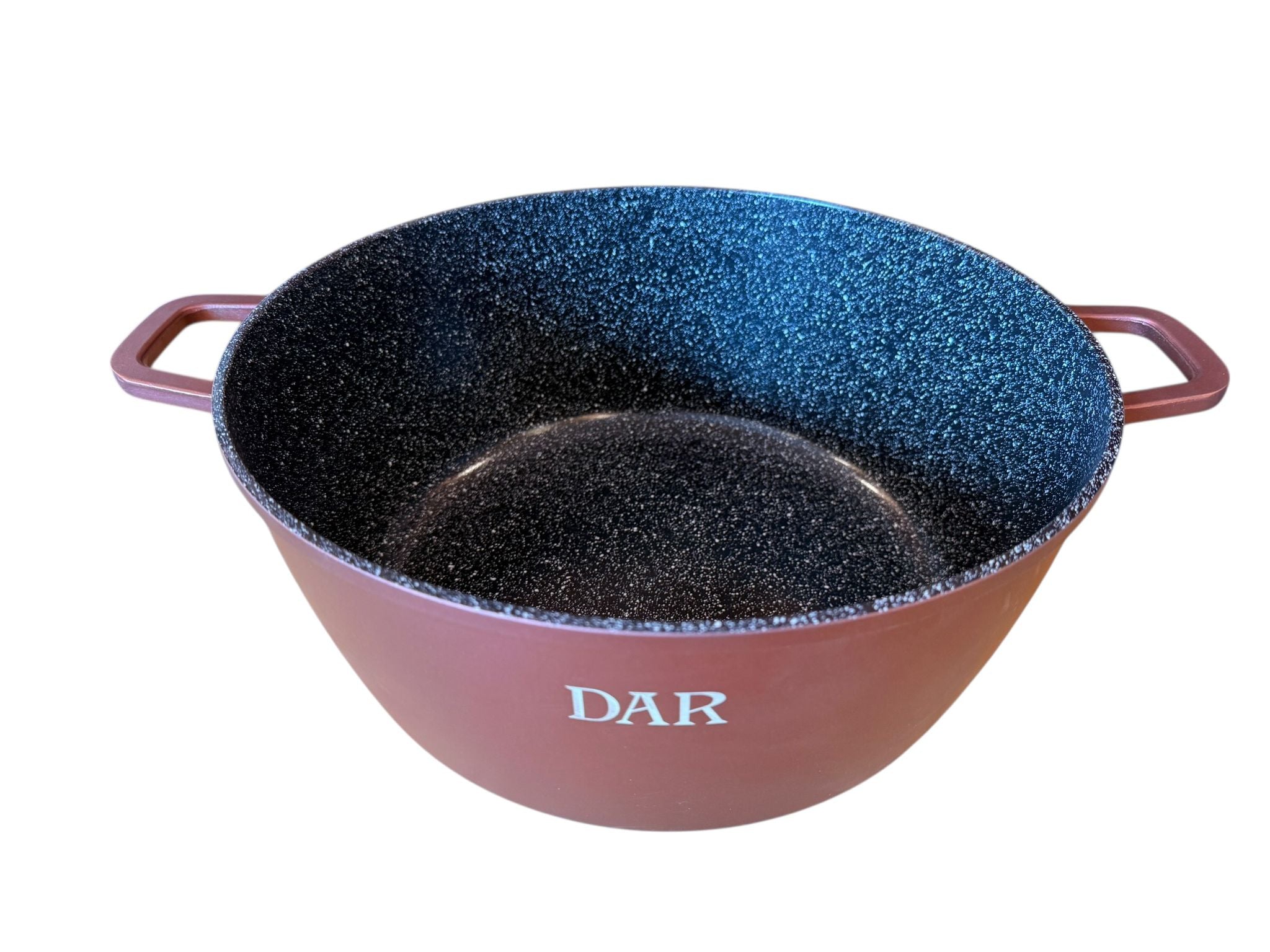 Cratita DAR 32 cm 9L aluminiu turnat cu acoperire ceramica, capac sticla, antiaderenta