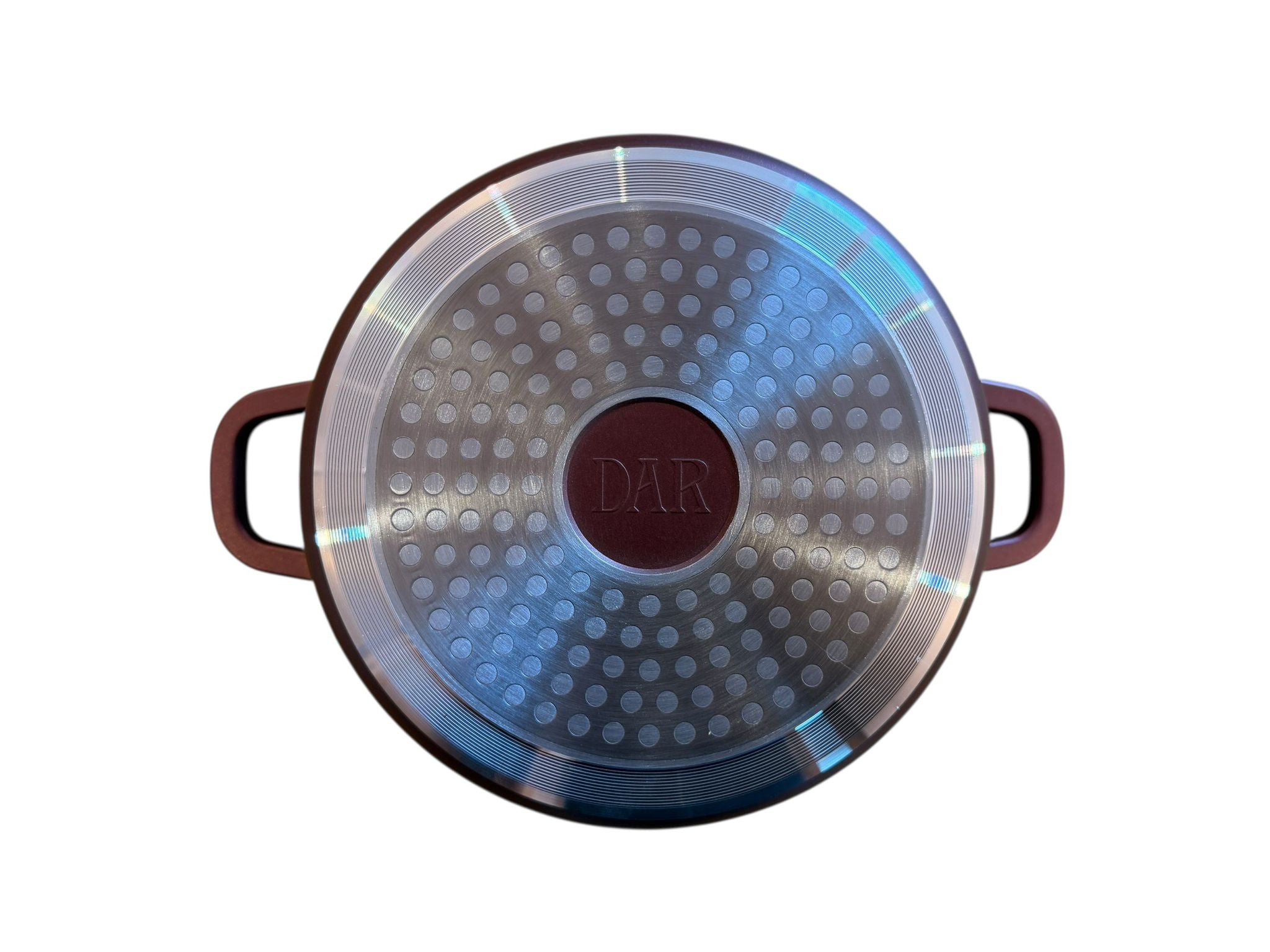 Cratita DAR 2 L 20 cm aluminiu turnat cu acoperire ceramica, capac sticla, antiaderenta