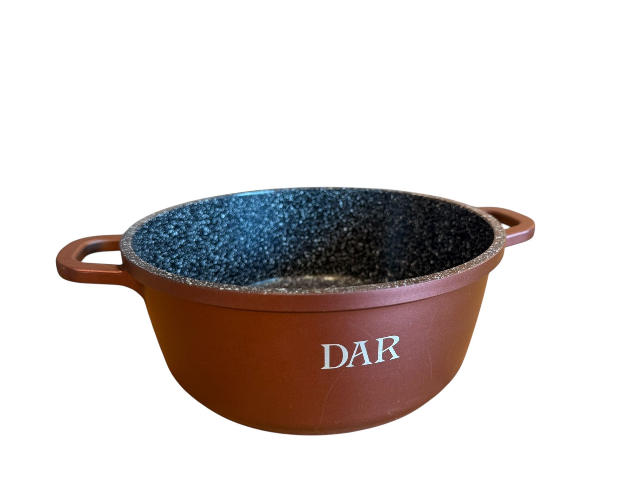 Cratita DAR 2 L 20 cm aluminiu turnat cu acoperire ceramica, capac sticla, antiaderenta