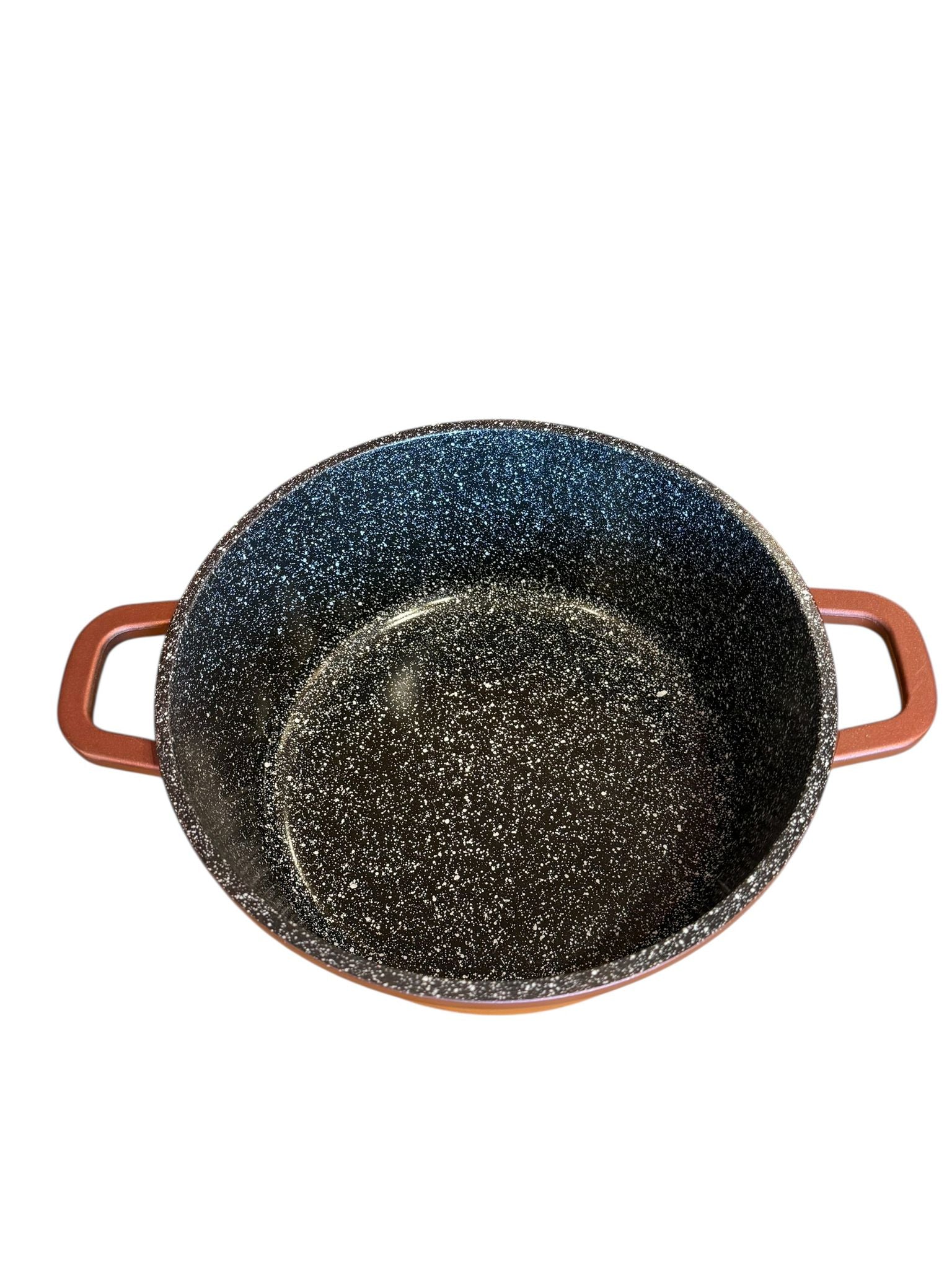 Cratita DAR 22 cm 2.5L aluminiu turnat cu acoperire ceramica, capac sticla, antiaderenta