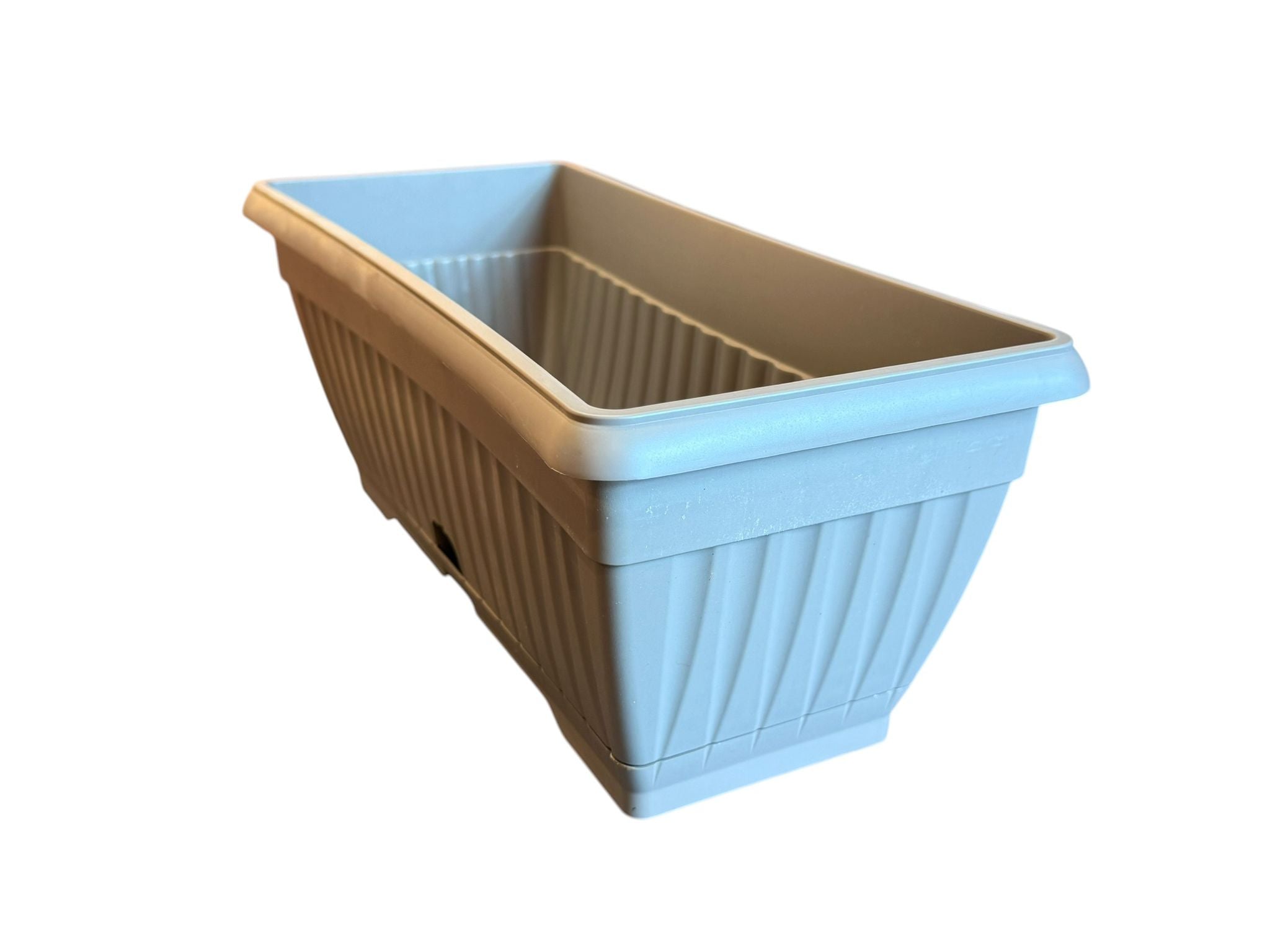 Jardiniera din plastic Mediteran 40 cm gri