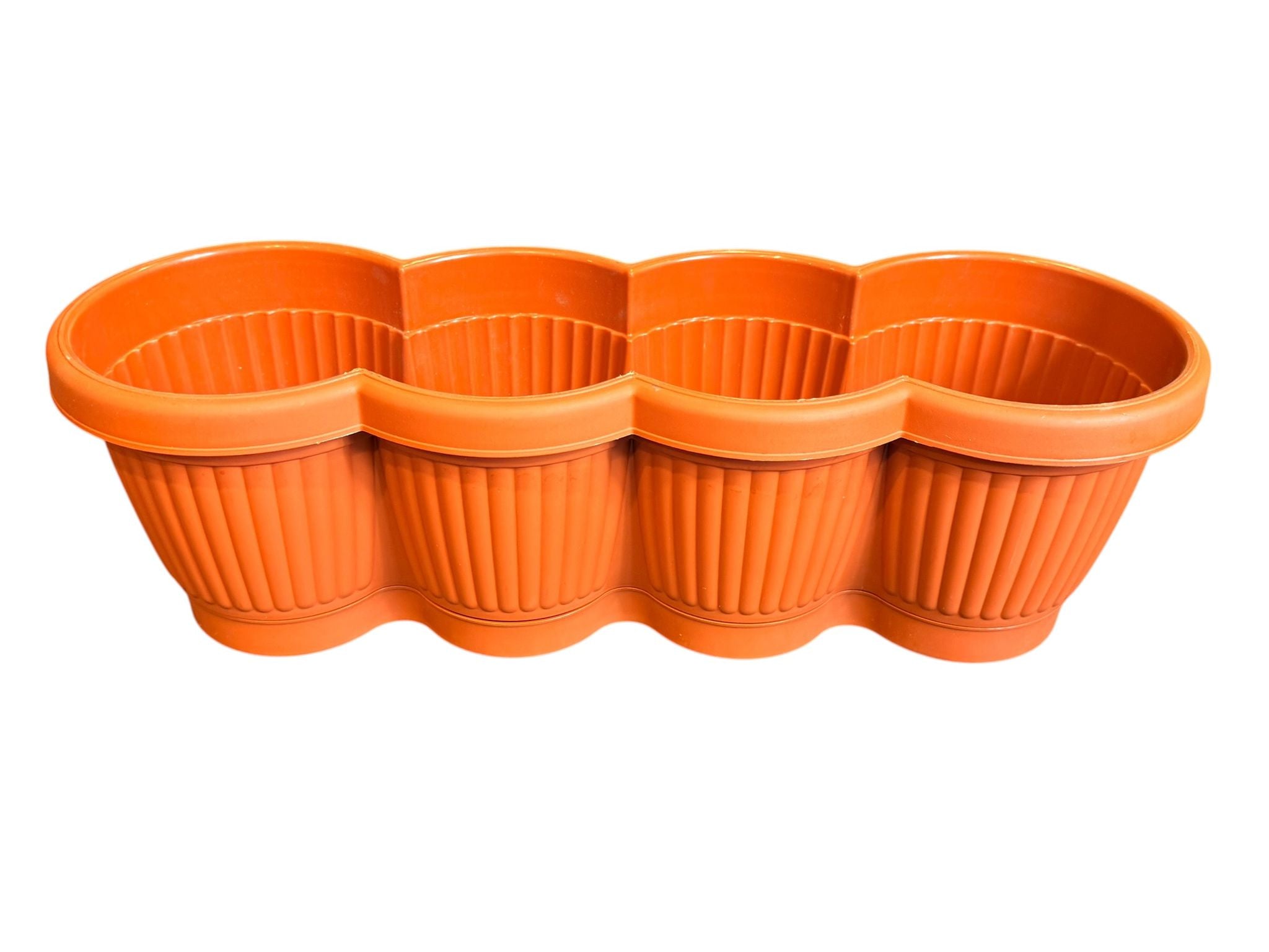Ghiveci jardiniera 4 compartimente 45 cm