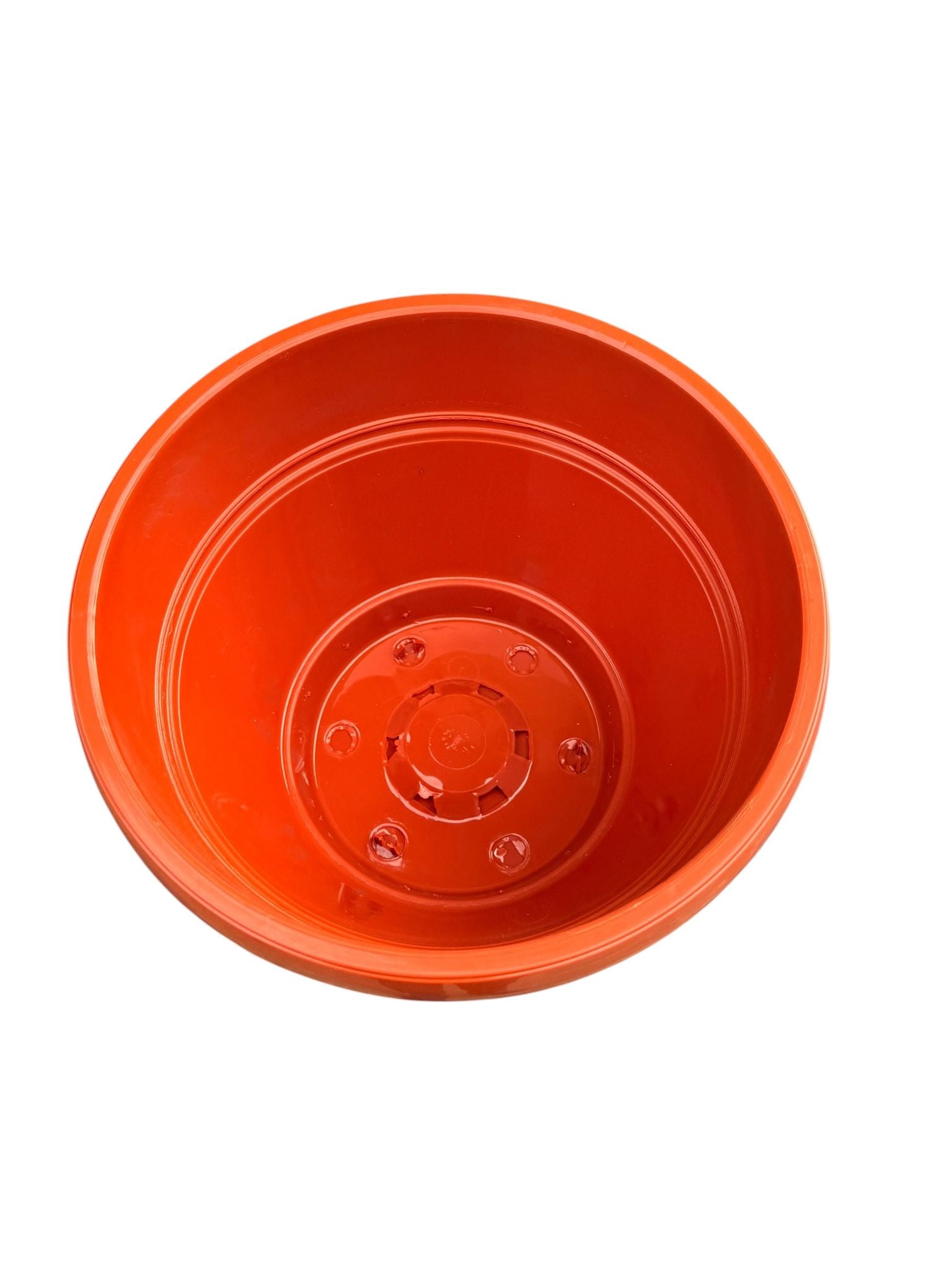 Ghiveci din plastic Lalea 24 cm teracota cu farfurie