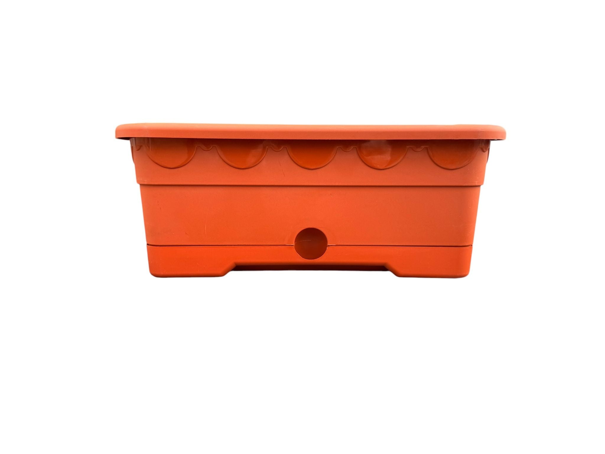 Jardiniera din plastic cu rezervor teracota 33 cm