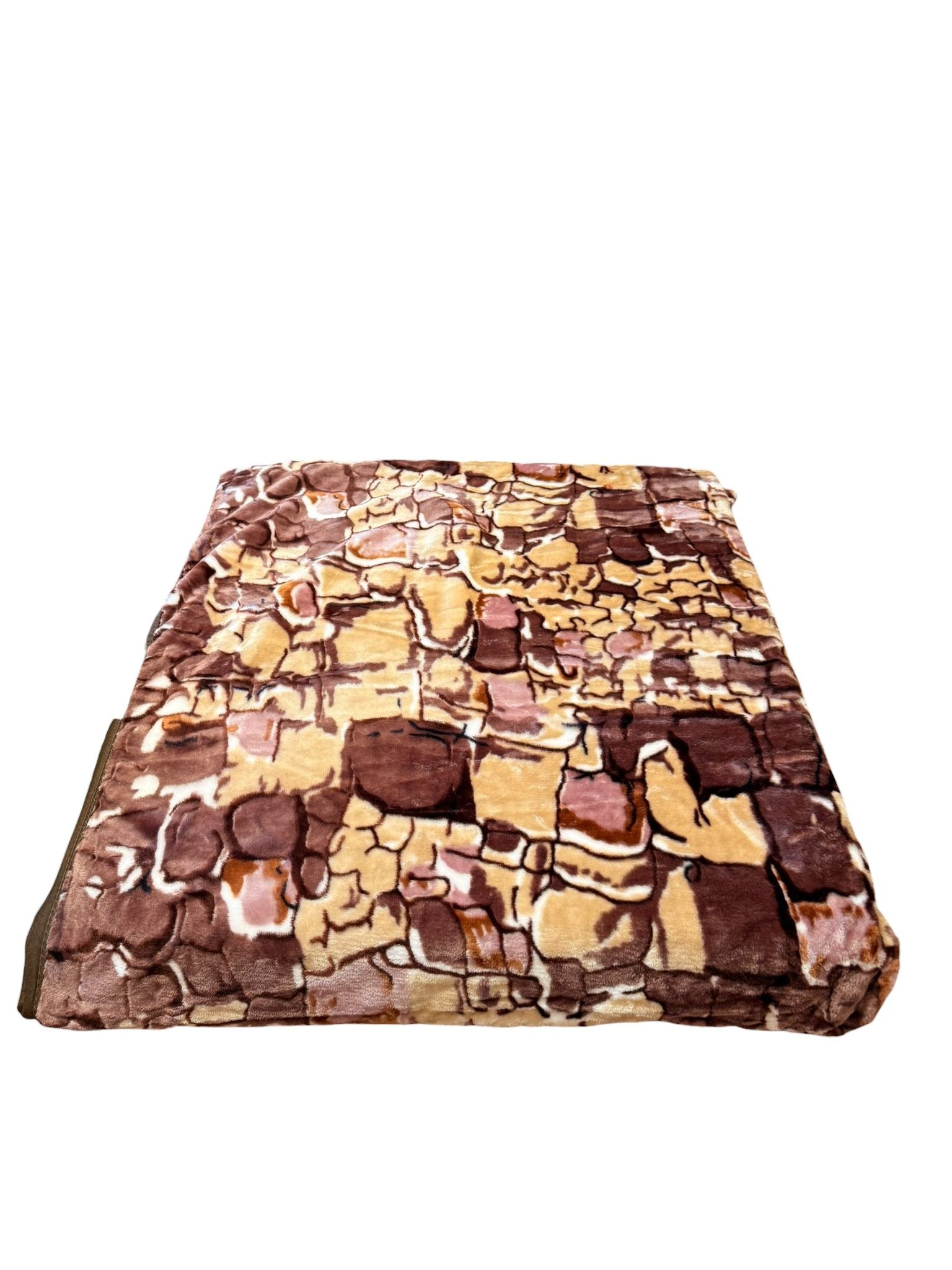 Patura Dubla Groasa 200x230 cm Model Piatra Natur