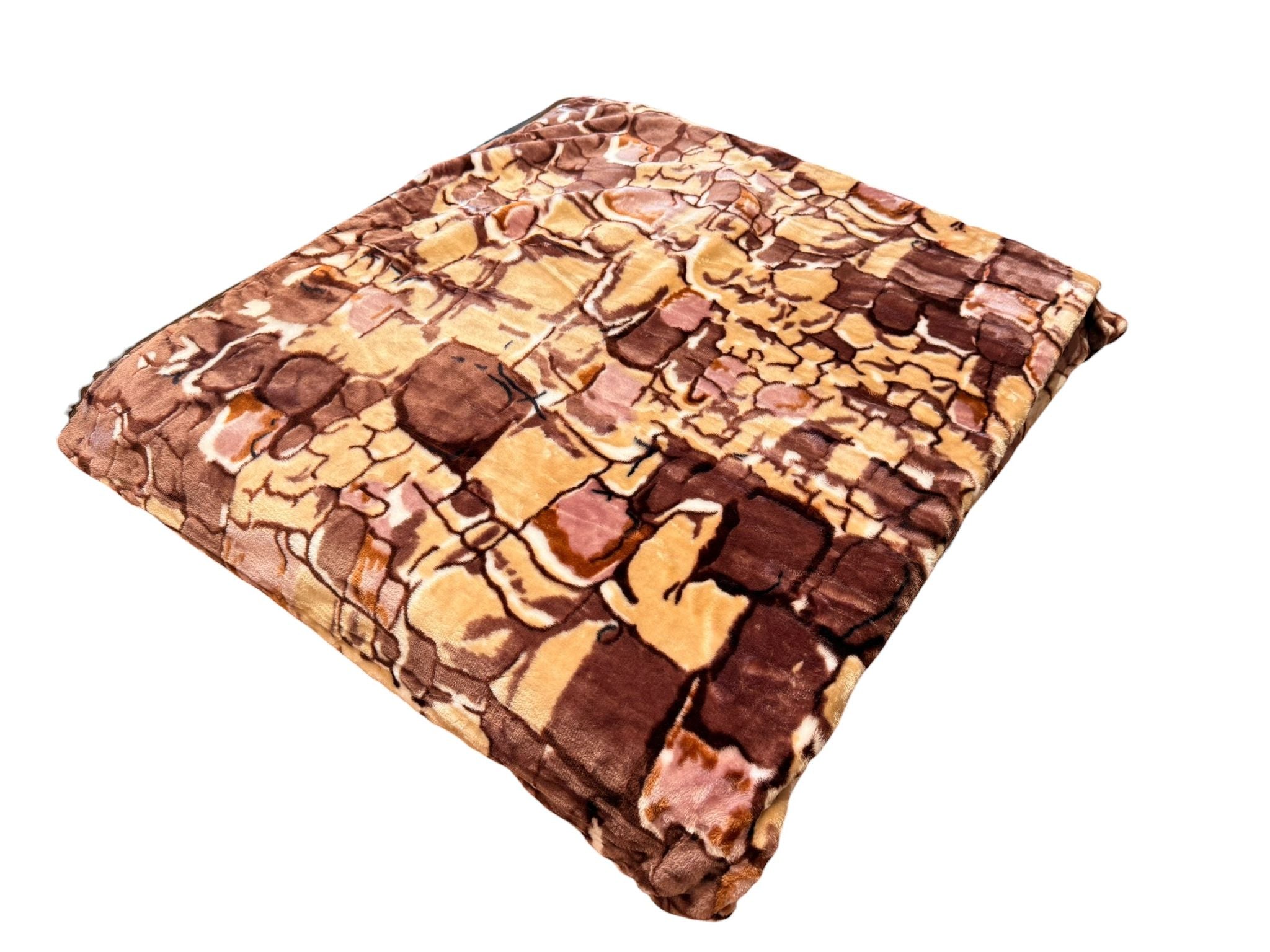 Patura Dubla Groasa 200x230 cm Model Piatra Natur