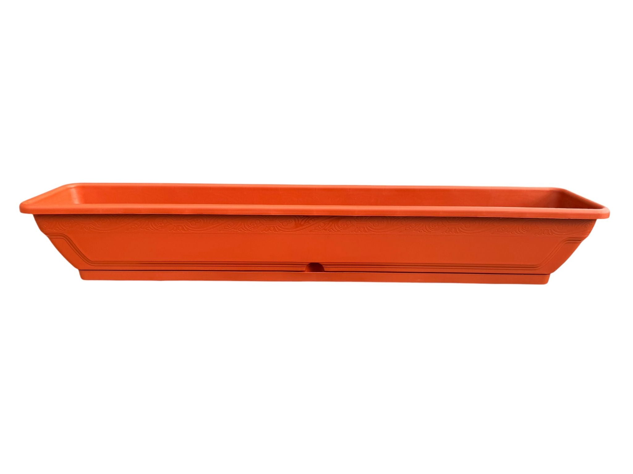 Jardiniera lunga plastic 100 cm cu rezervor apa