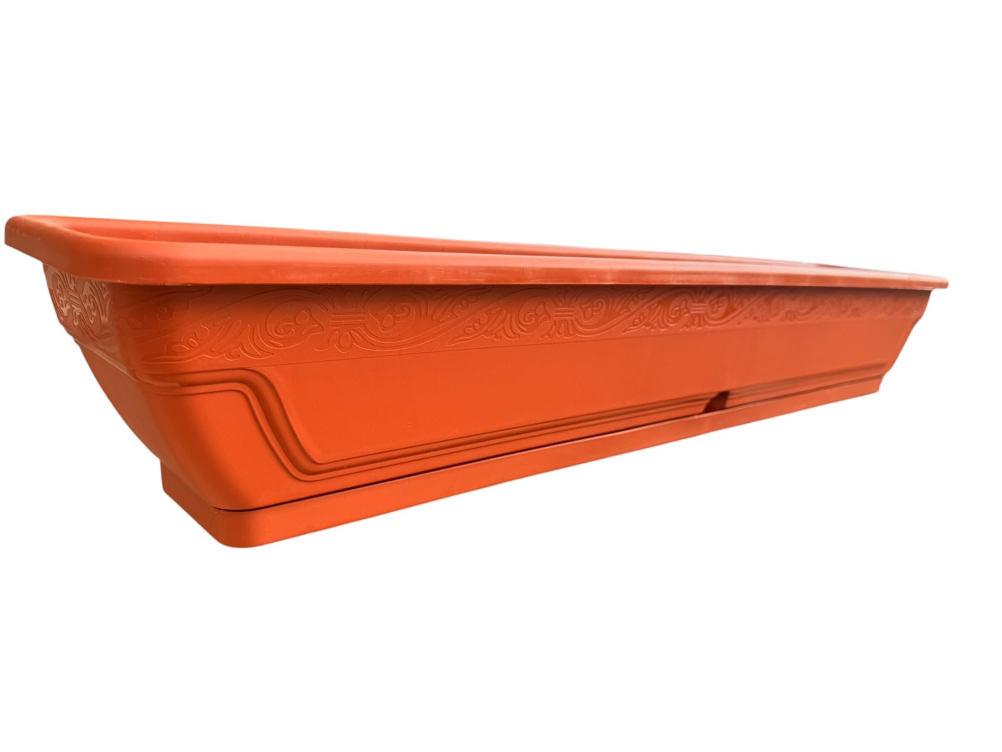 Jardiniera lunga plastic 100 cm cu rezervor apa