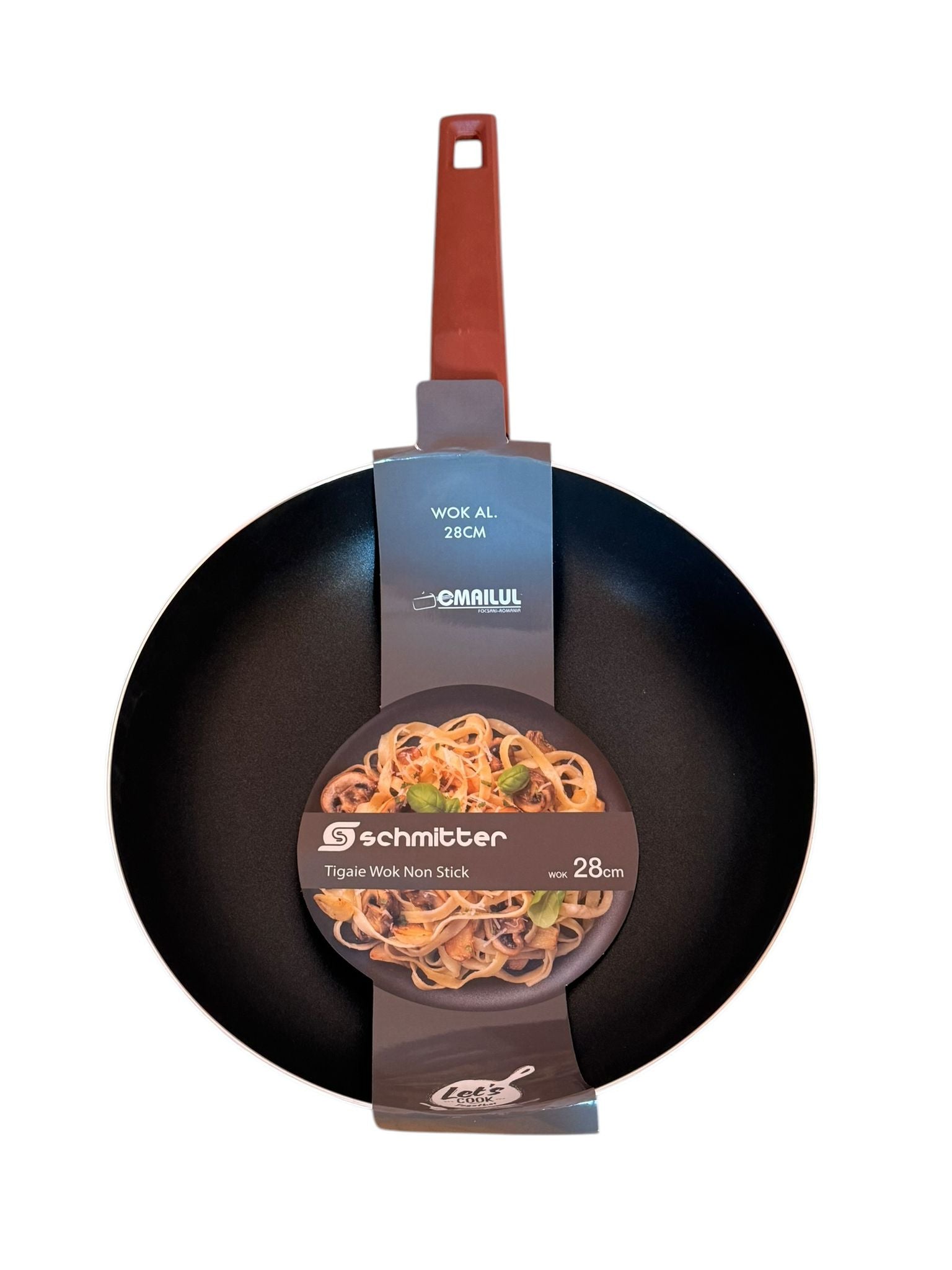 Tigaie Wok Schmitter Aluminiu Teflonat 28x9 cm Antiaderenta Gatire Rapida