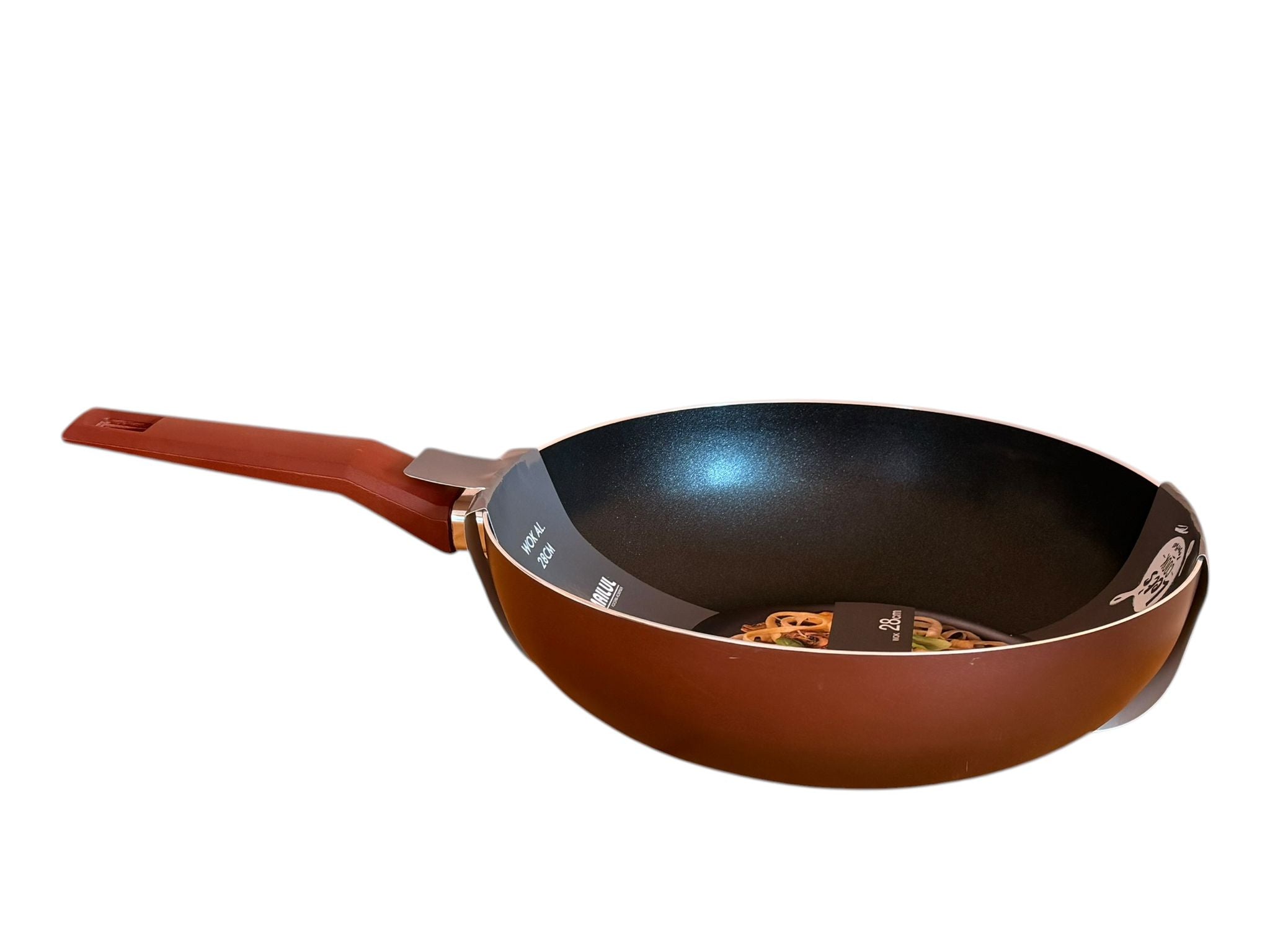 Tigaie Wok Schmitter Aluminiu Teflonat 28x9 cm Antiaderenta Gatire Rapida