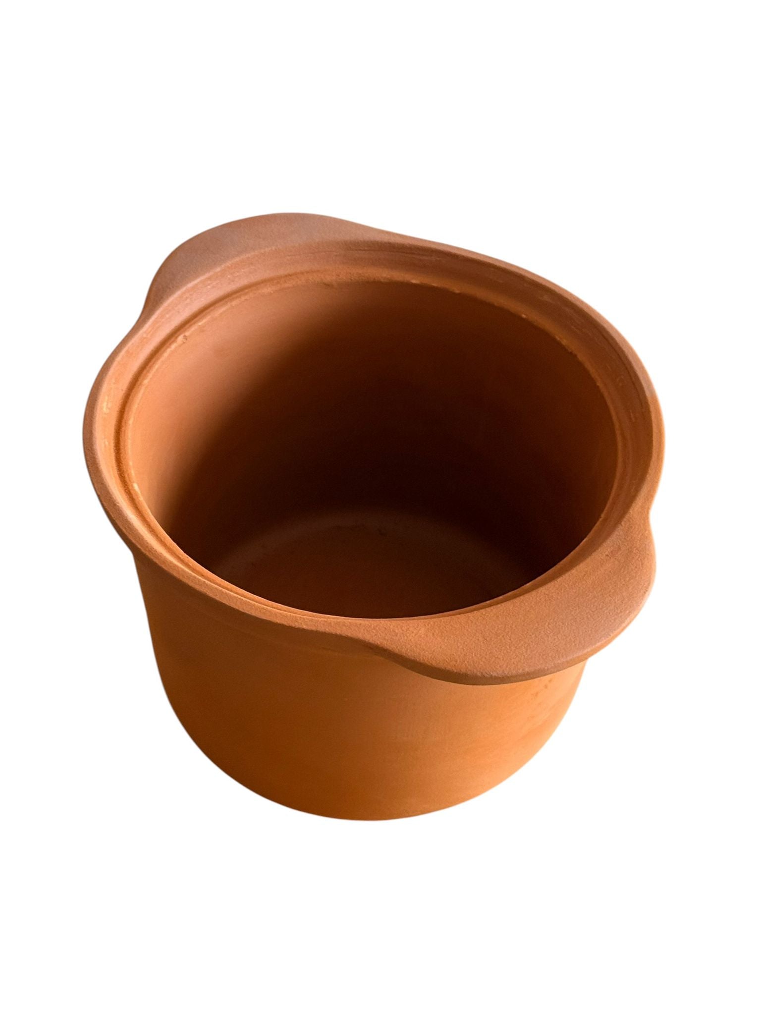 Oala de Gatit din Lut 3L cu Capac, Rotunda 27x20 cm