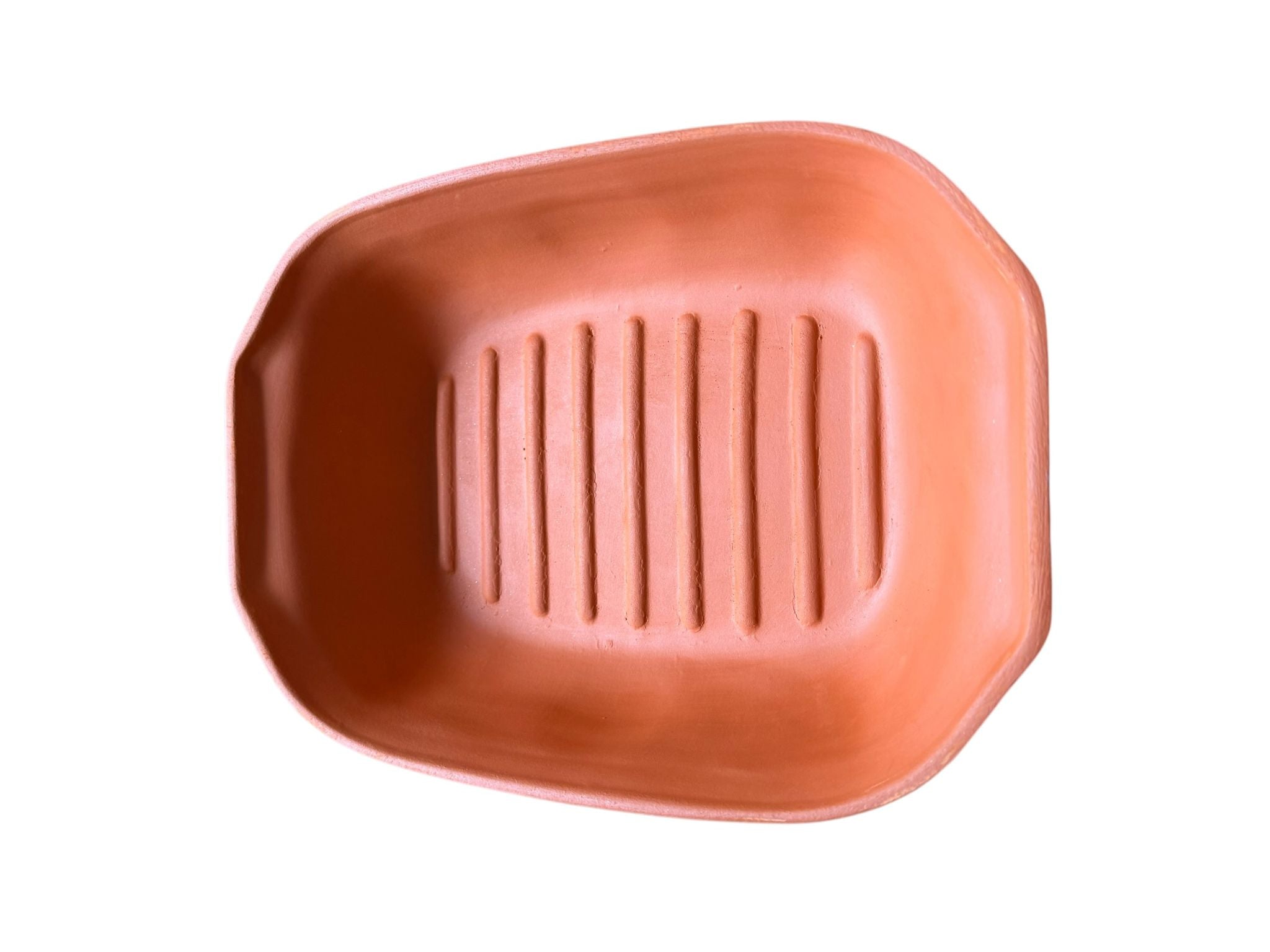 Vas Roman din Lut 3L cu Capac, 30x21x13 cm
