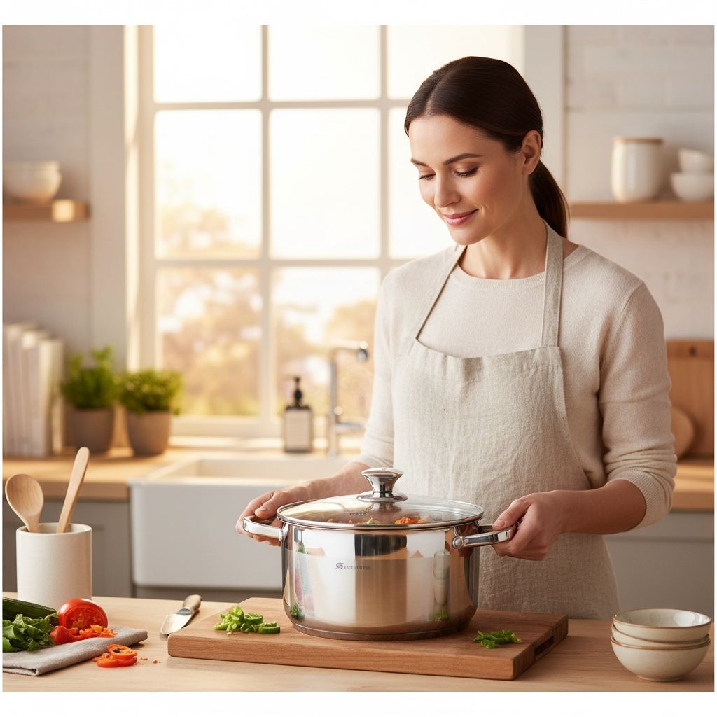 Oala Inox Schmitter 22 cm cu Capac 4 L