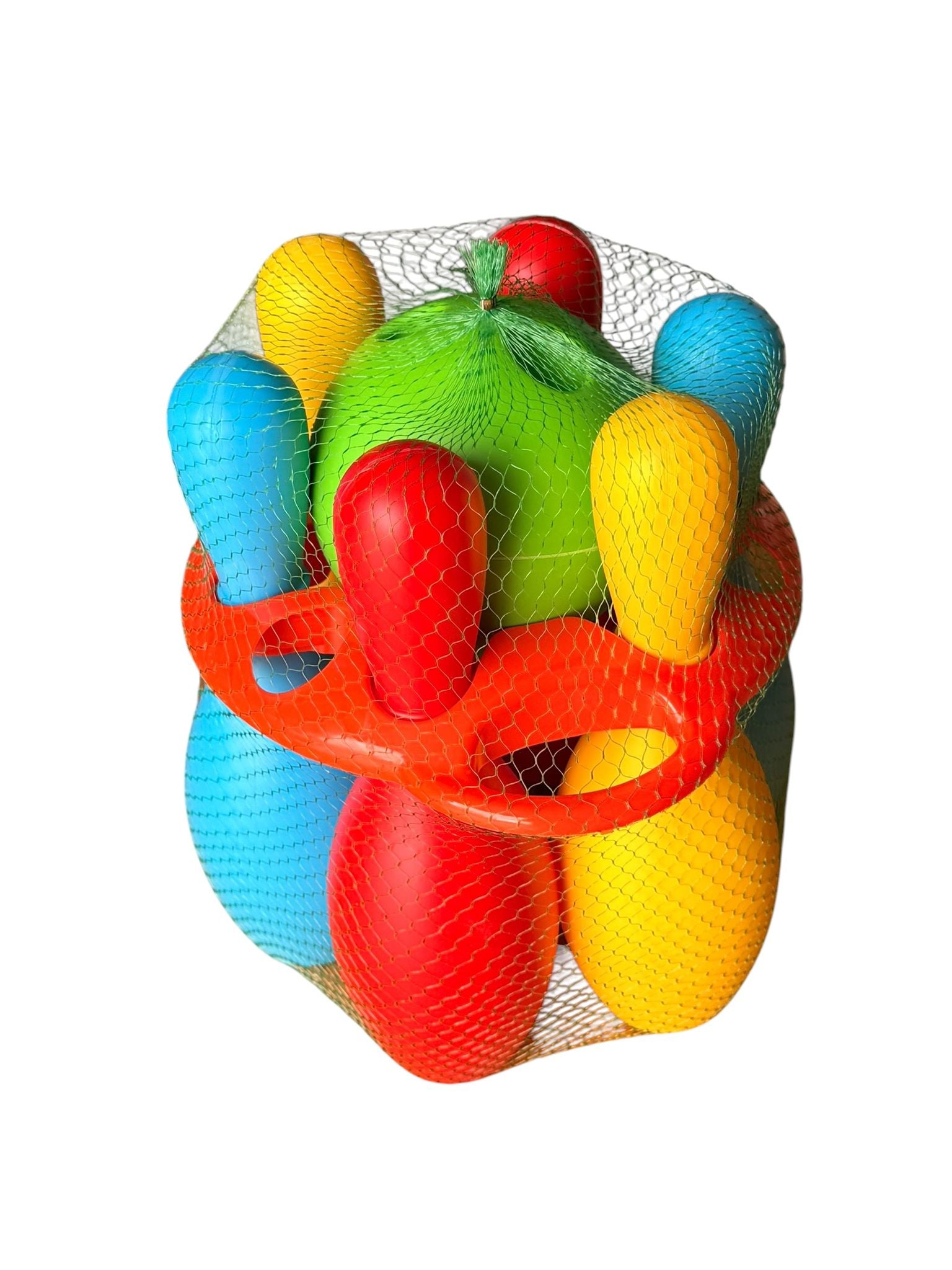 Set popice bowling pentru copii 7 piese multicolor Joc distractiv plastic