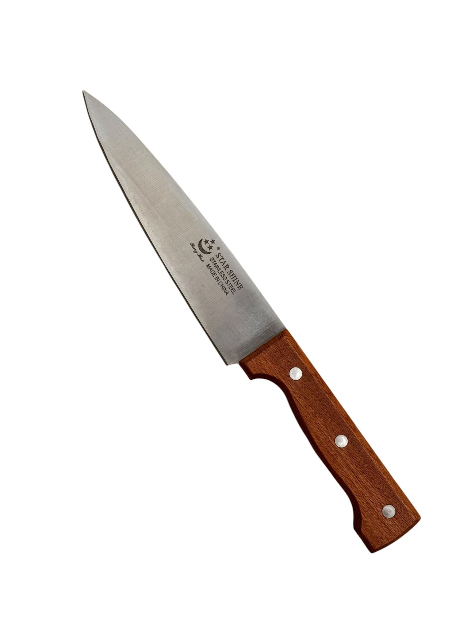 Cutit bucatarie universal inox cu maner lemn