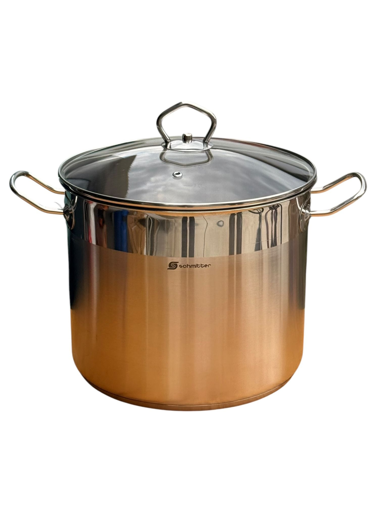 Oala inox cilindrica Schmitter 9 litri 24 cm cu capac