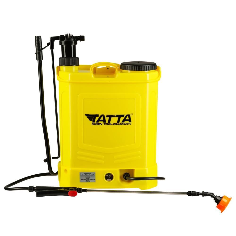 Pompa stropit cu acumulator si actionare manuala 2 in 1 Tatta, 16L, vermorel electric de spate