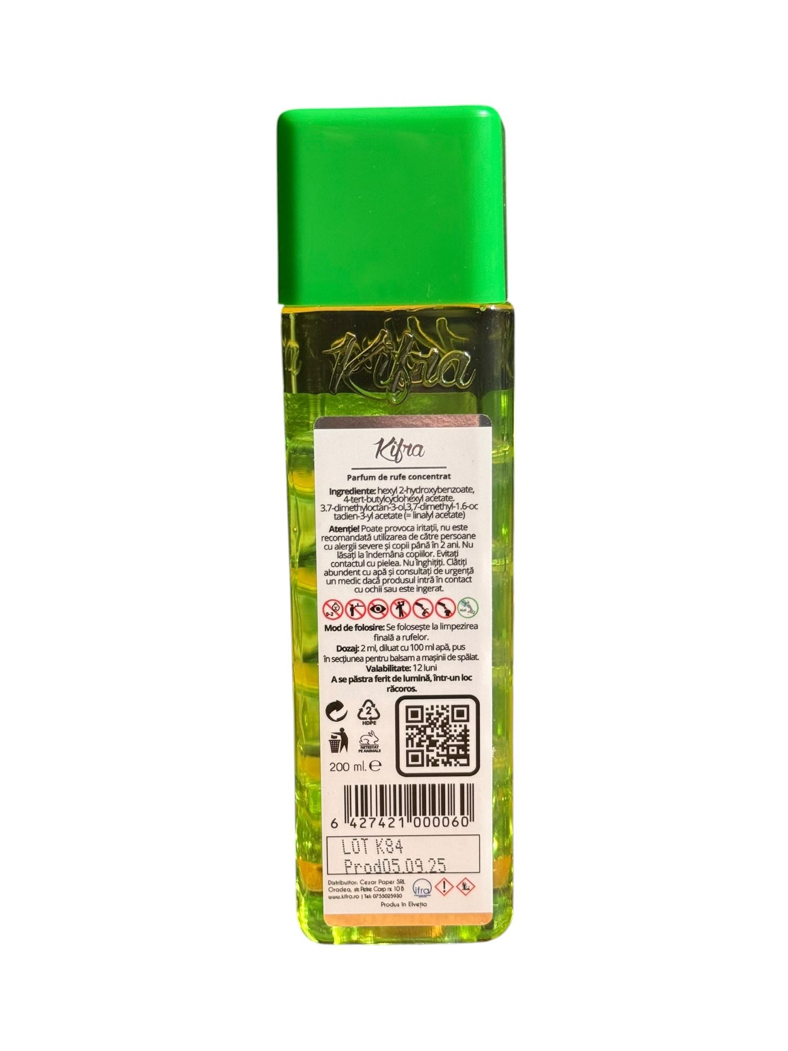 Parfum de rufe Kifra Caring, 80 spalari, 200 ml