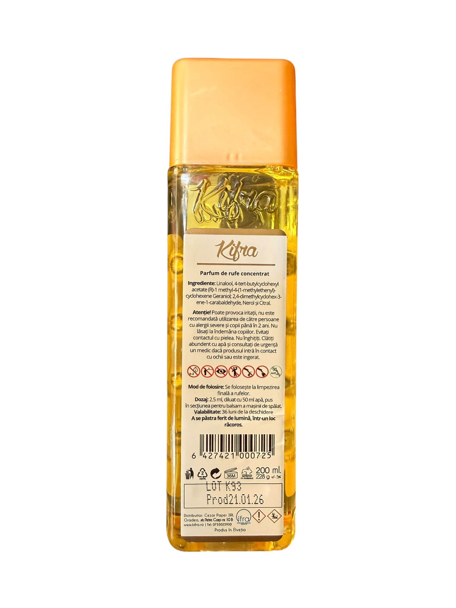 Parfum de rufe Kifra Cupidon Valentine's Day Edition, 80 spalari, 200 ml