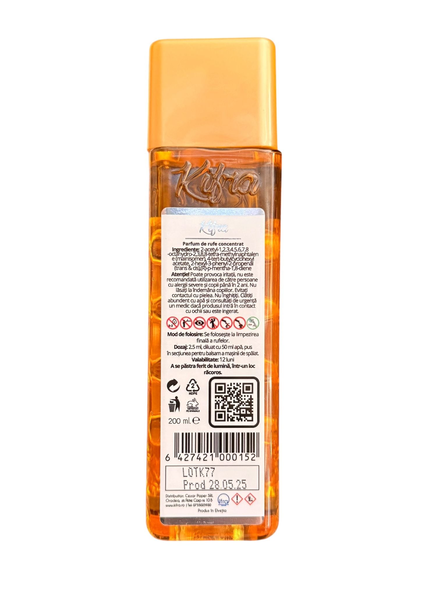 Parfum de rufe Kifra Summer Love, 80 spalari, 200 ml