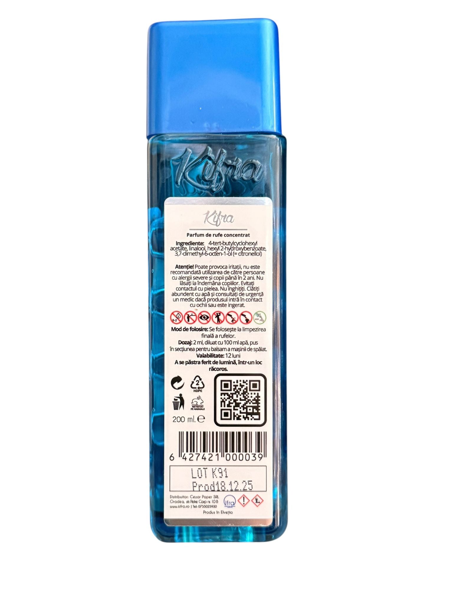 Parfum de rufe Kifra Spring, 80 spalari, 200 ml