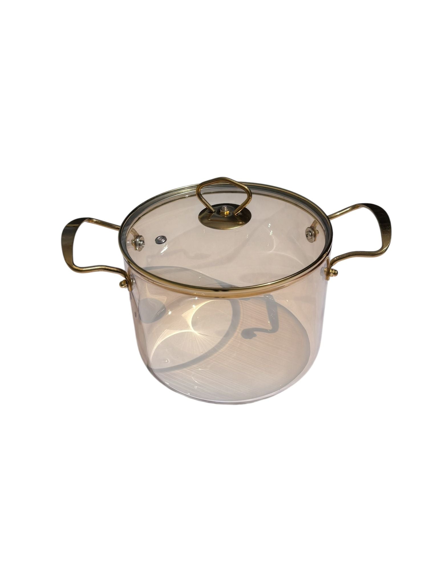 Oala sticla termorezistenta cu capac 4.5L