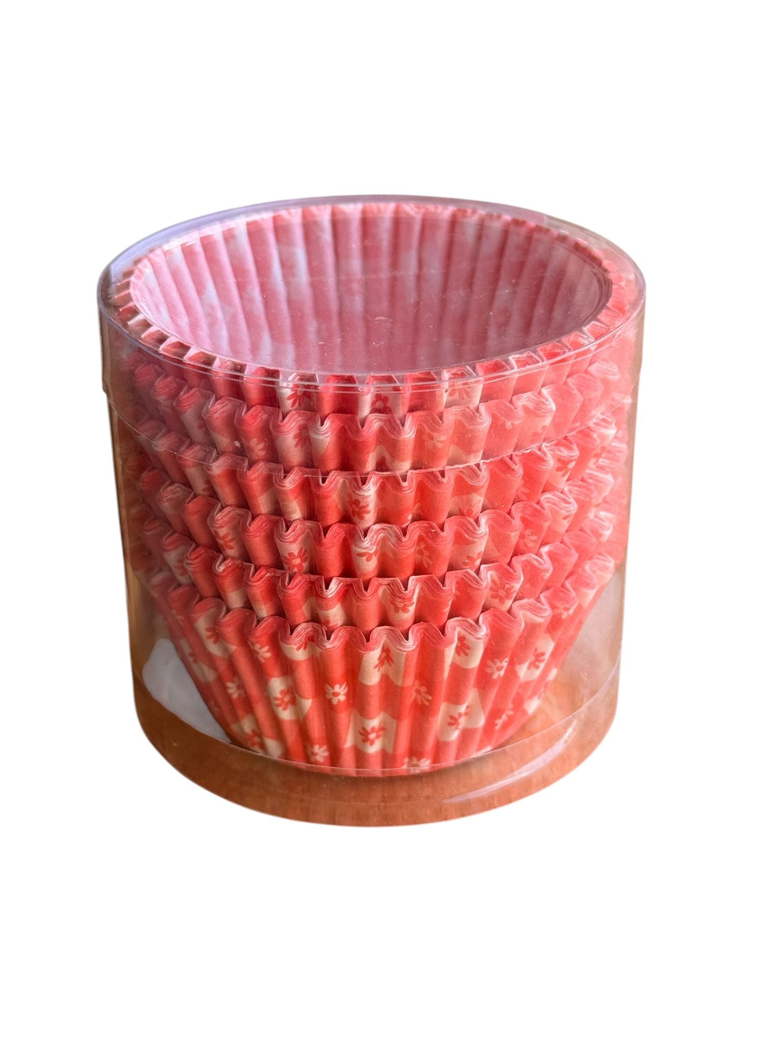 Forma briose hartie set 150 bucati rosu model
