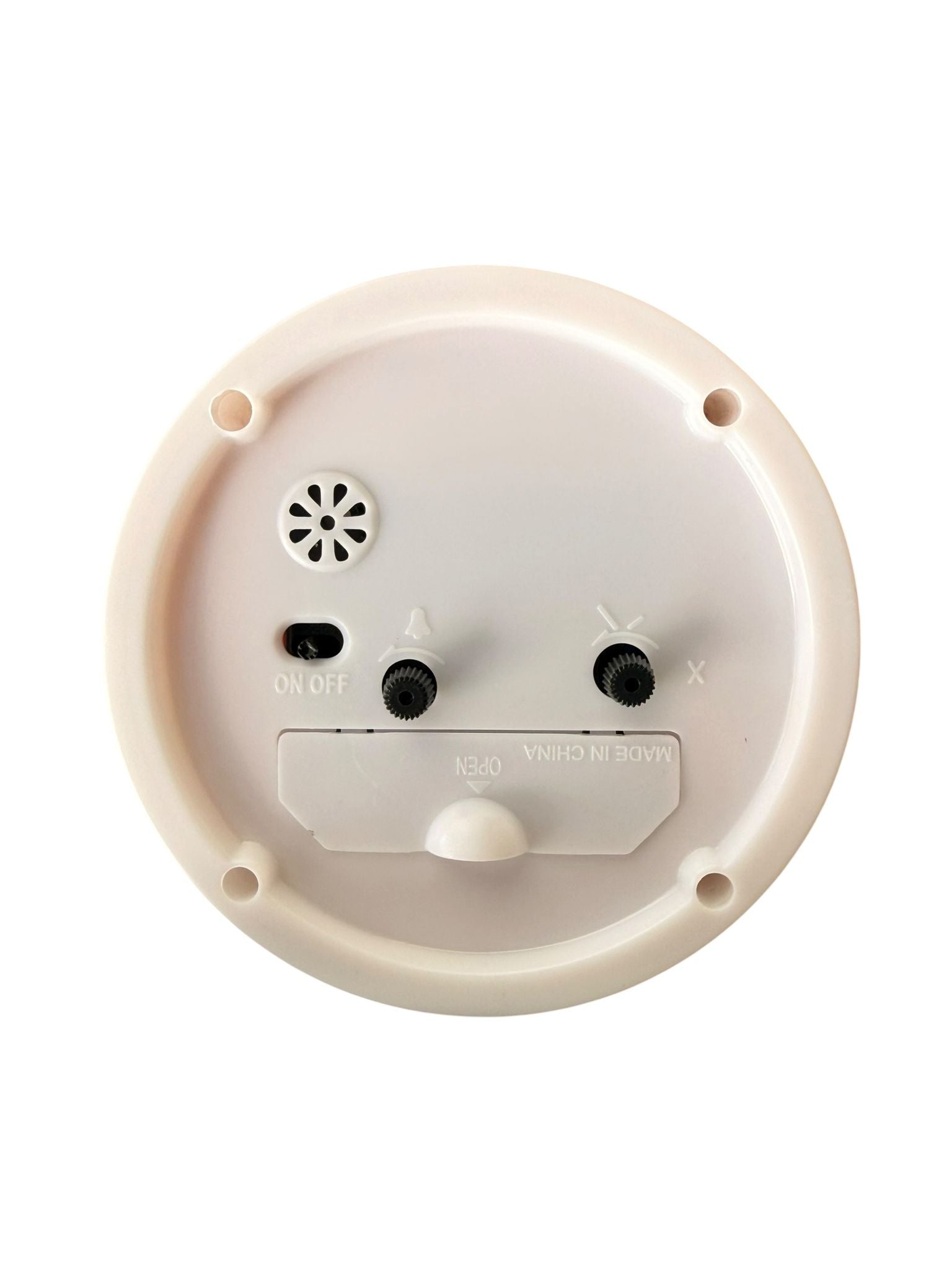 Ceas masa cu alarma rosu design modern