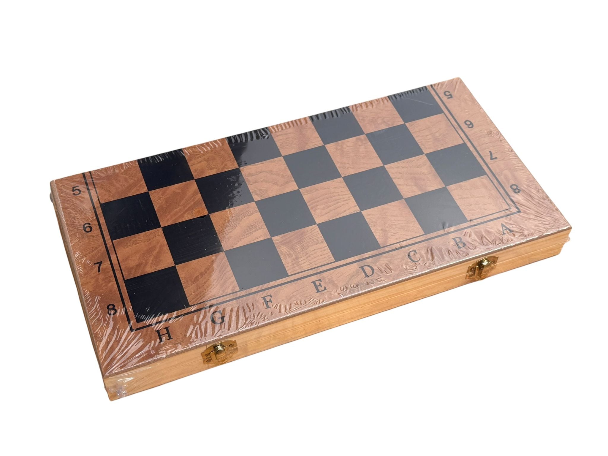 Joc sah si table 2 in 1 lemn pliabil 39 cm