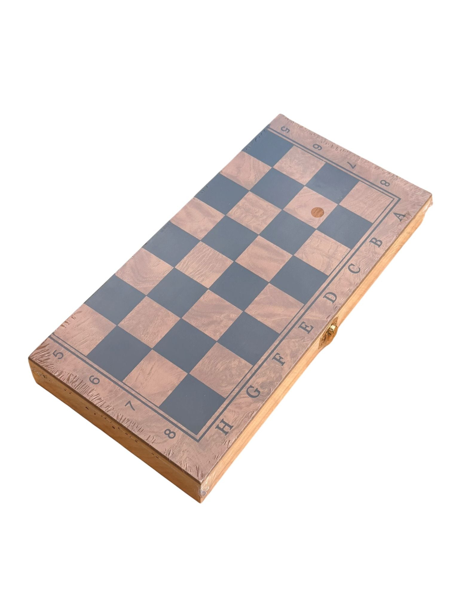 Joc sah si table 2 in 1 lemn pliabil 34 cm
