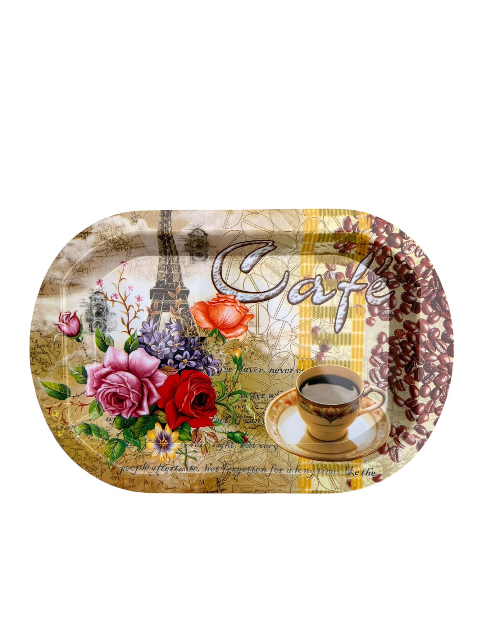 Tava servire model cafea 36x24 cm