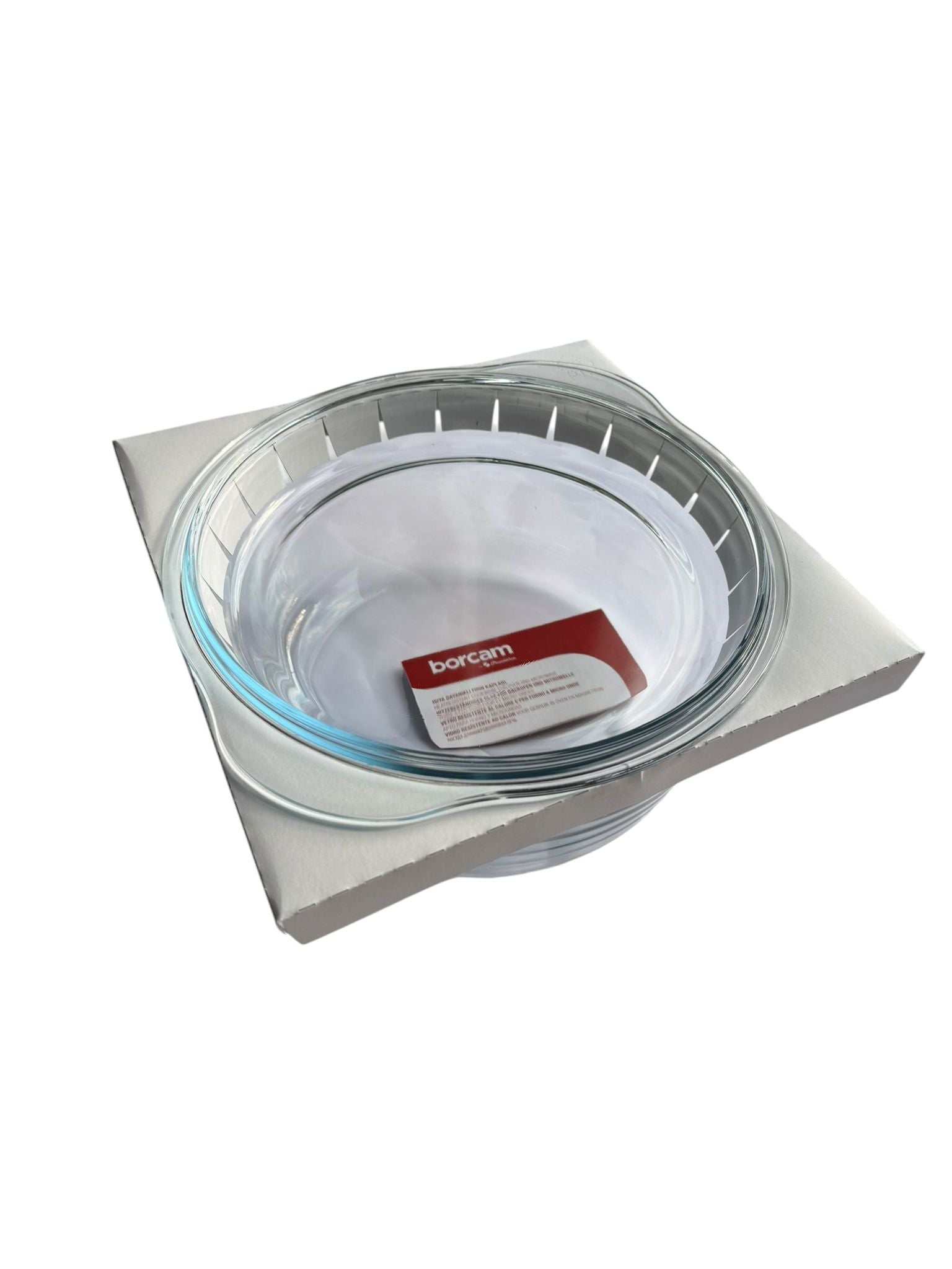 Vas yena rotund cu capac Borcam 3150 ml