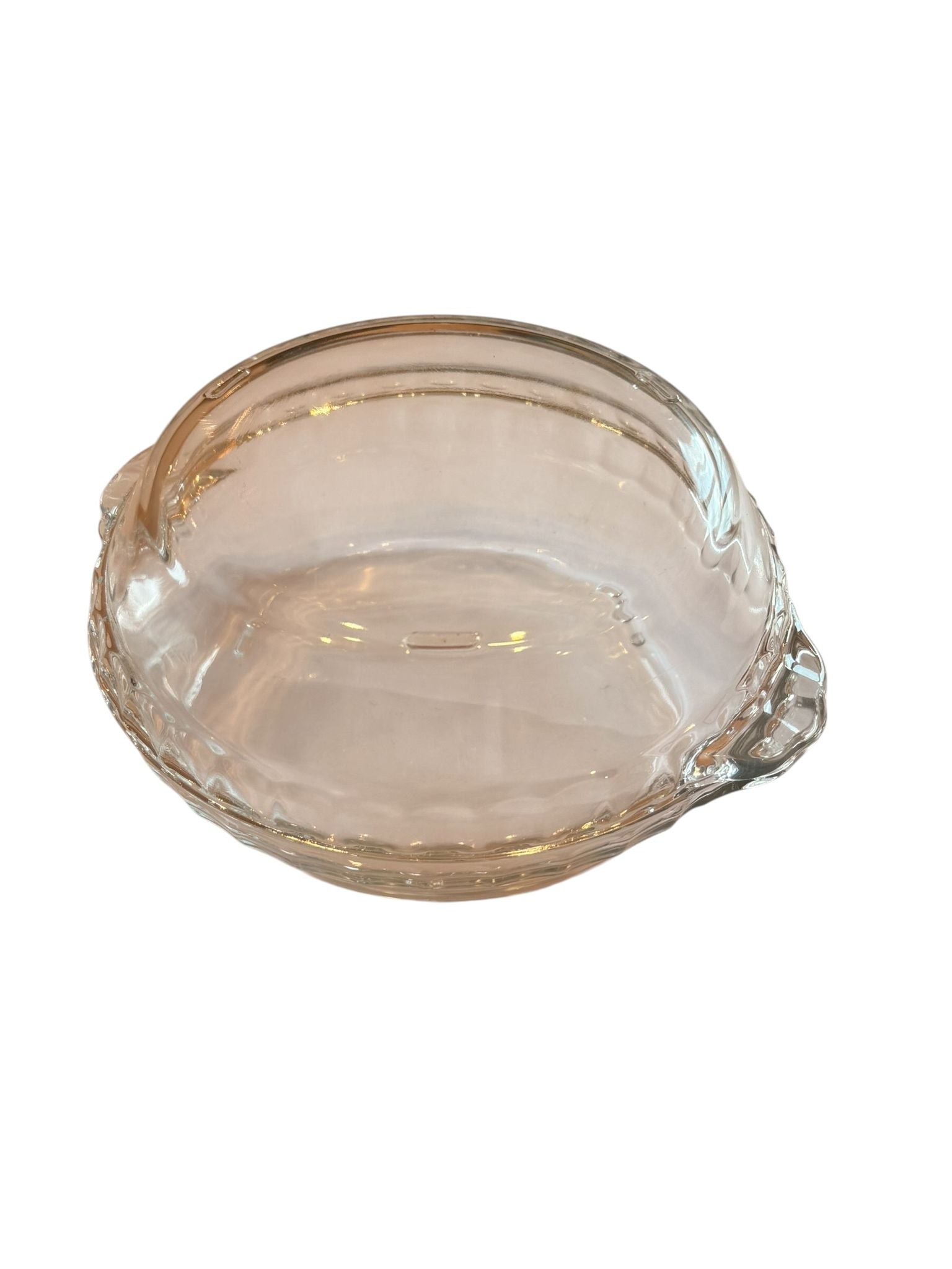 Fellino caserola sticla rotunda cu manere set 2 piese