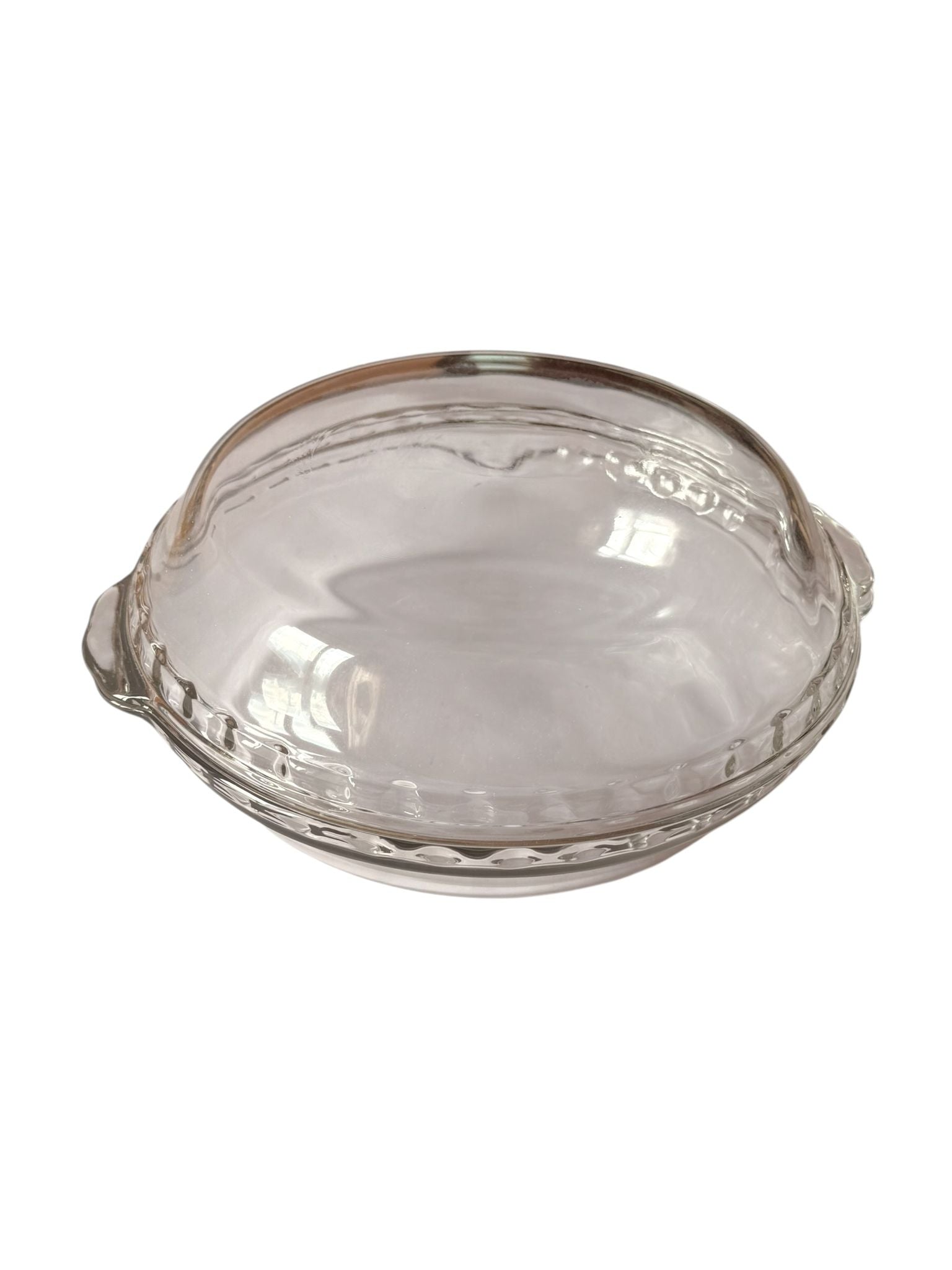Fellino caserola sticla rotunda termorezistenta cu capac set 2 piese