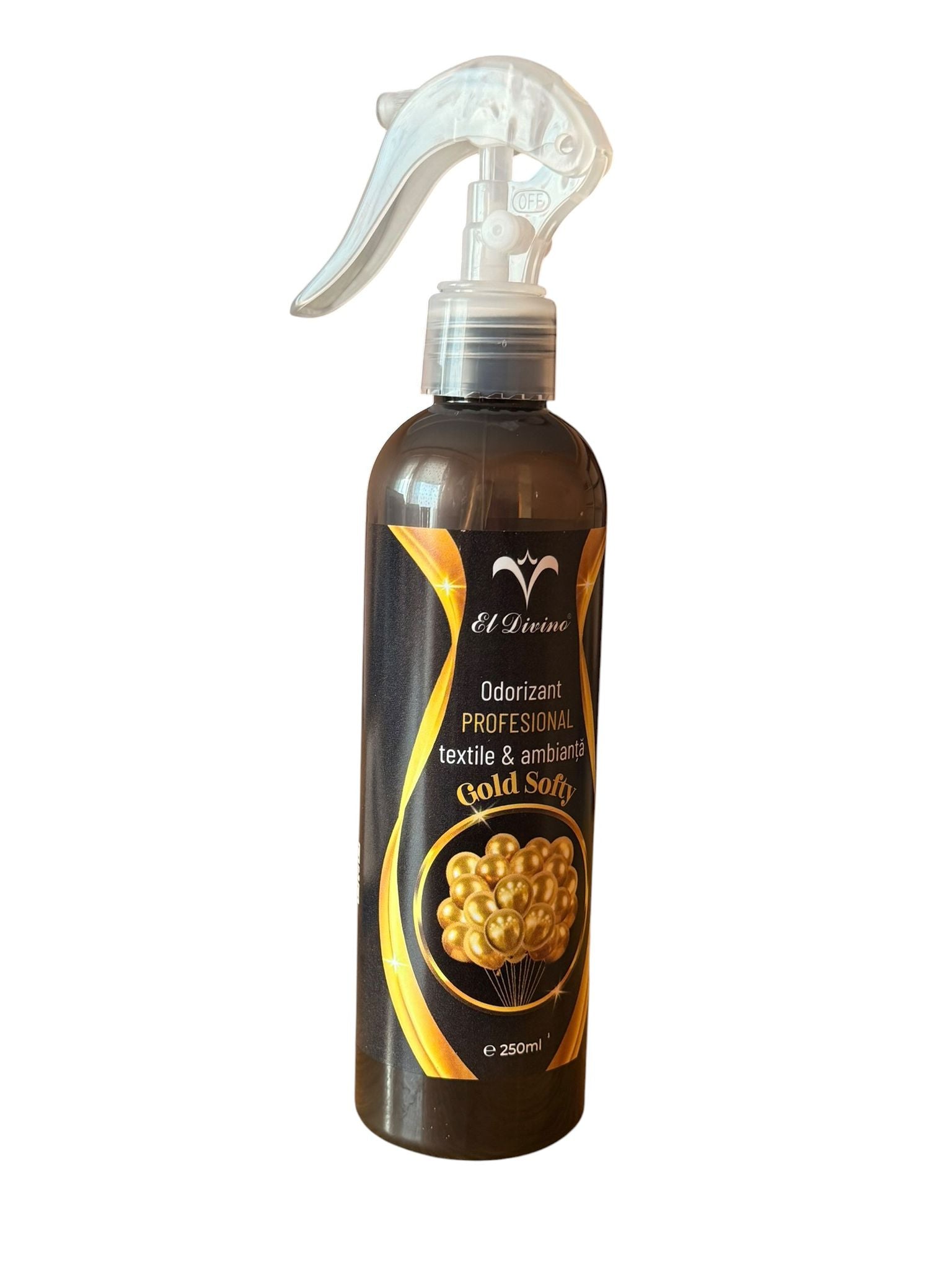 Odorizant profesional ambient si textile El Divino Gold Softy 250 ml