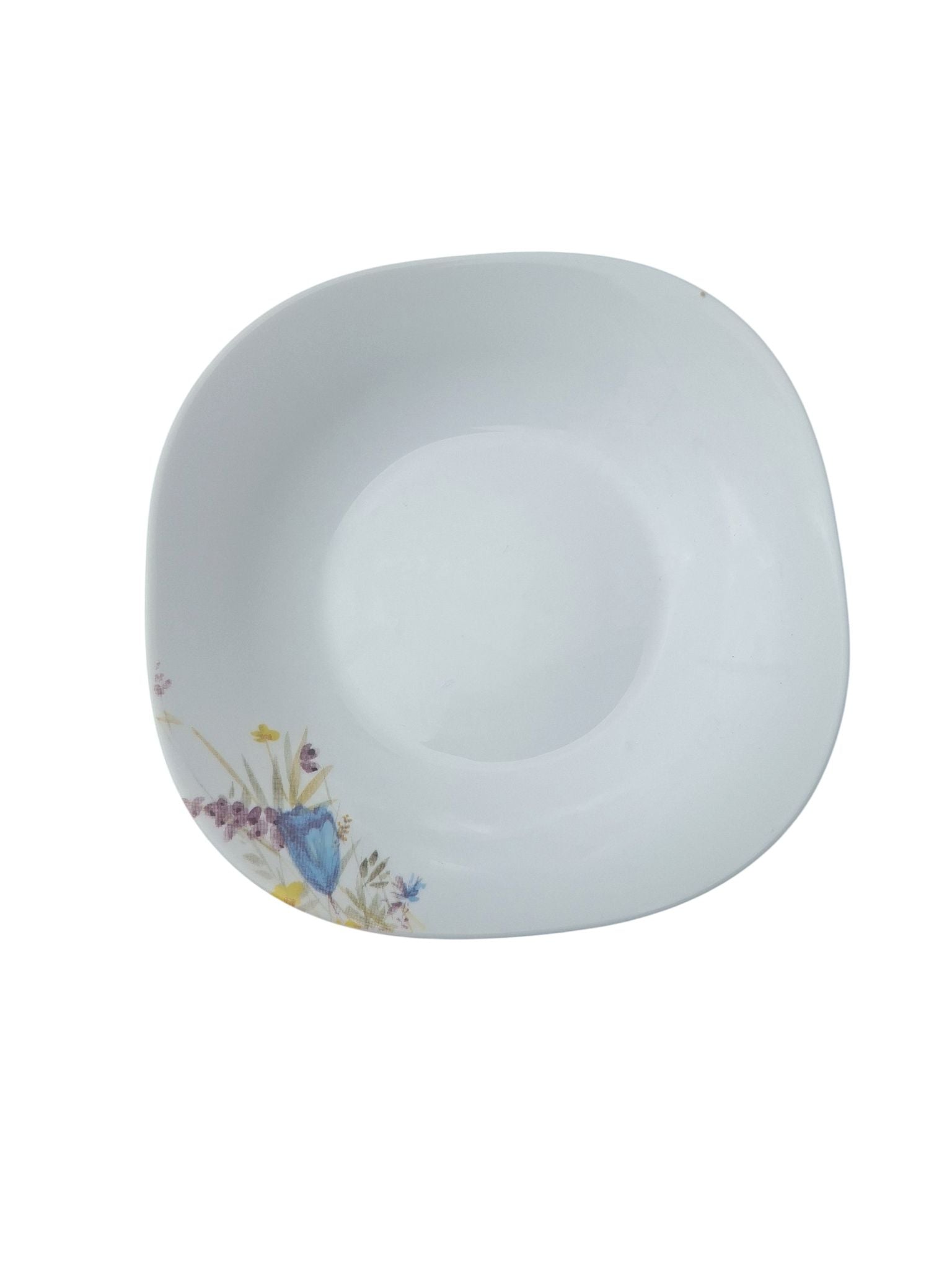 Set farfurii 18 piese din opal Heimisch Katrin model floral patrat