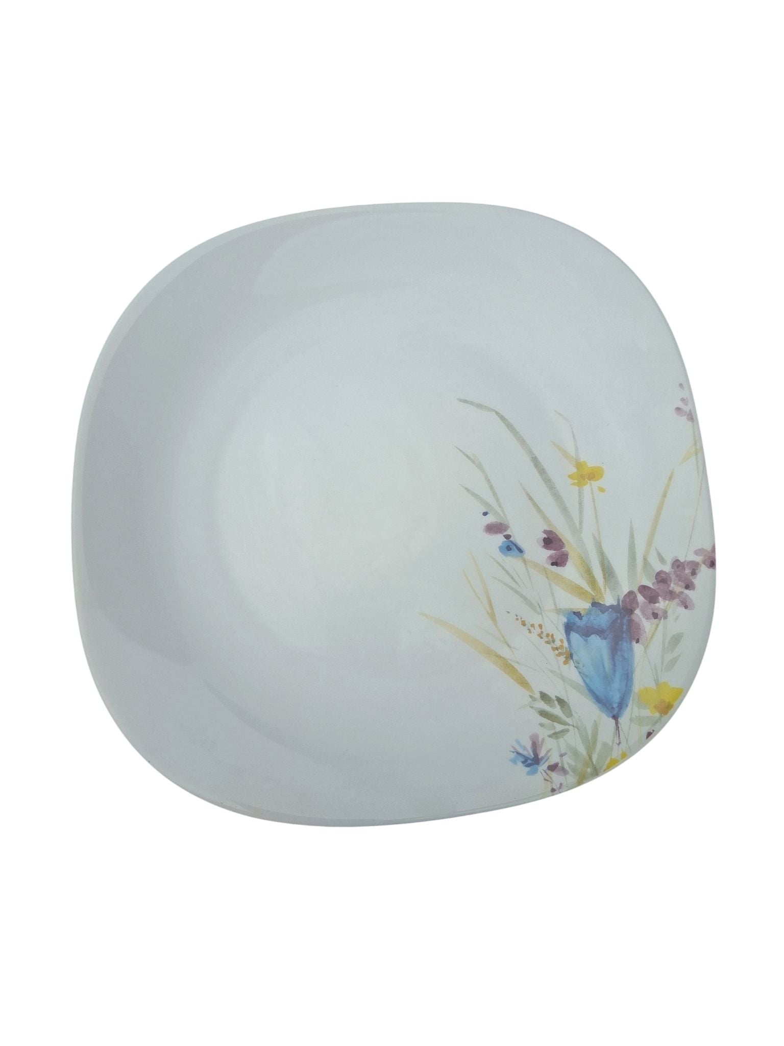 Set farfurii 18 piese din opal Heimisch Katrin model floral patrat