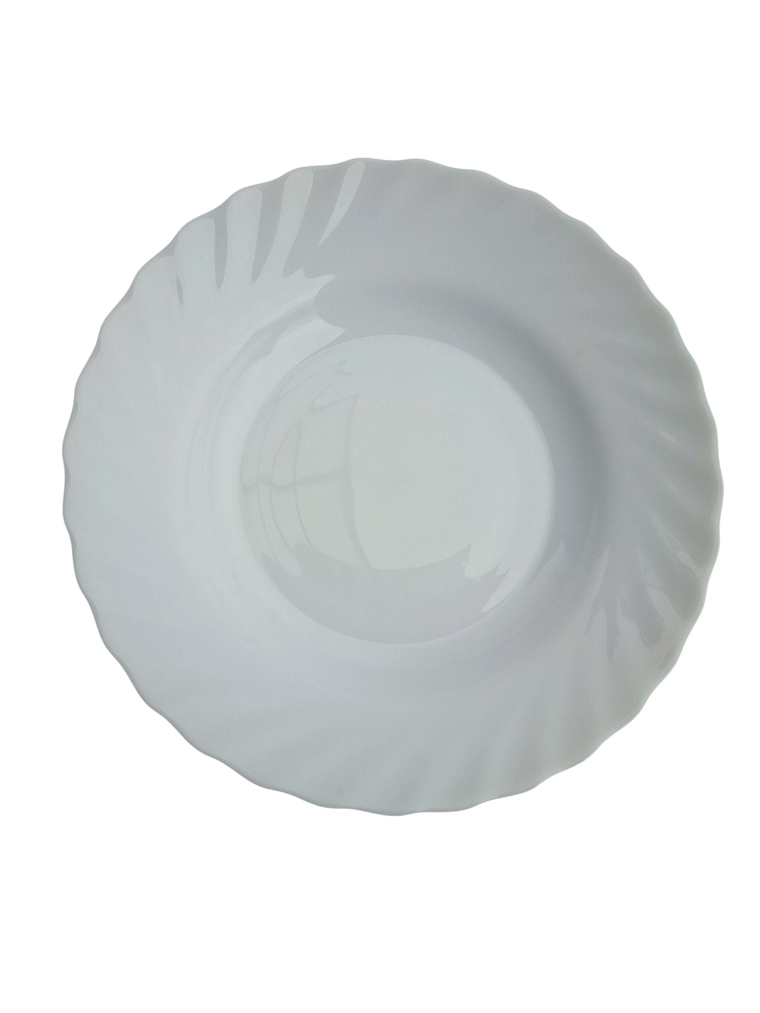 Set farfurii opal patrat 18 piese Elegance Design alb