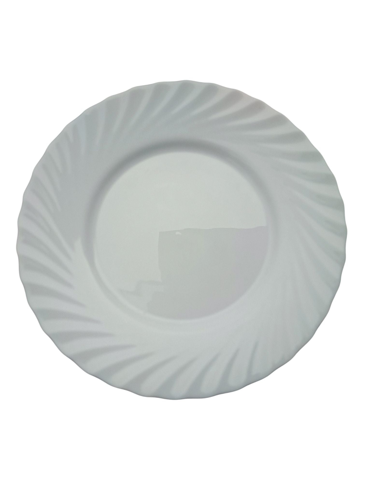 Set farfurii opal patrat 18 piese Elegance Design alb