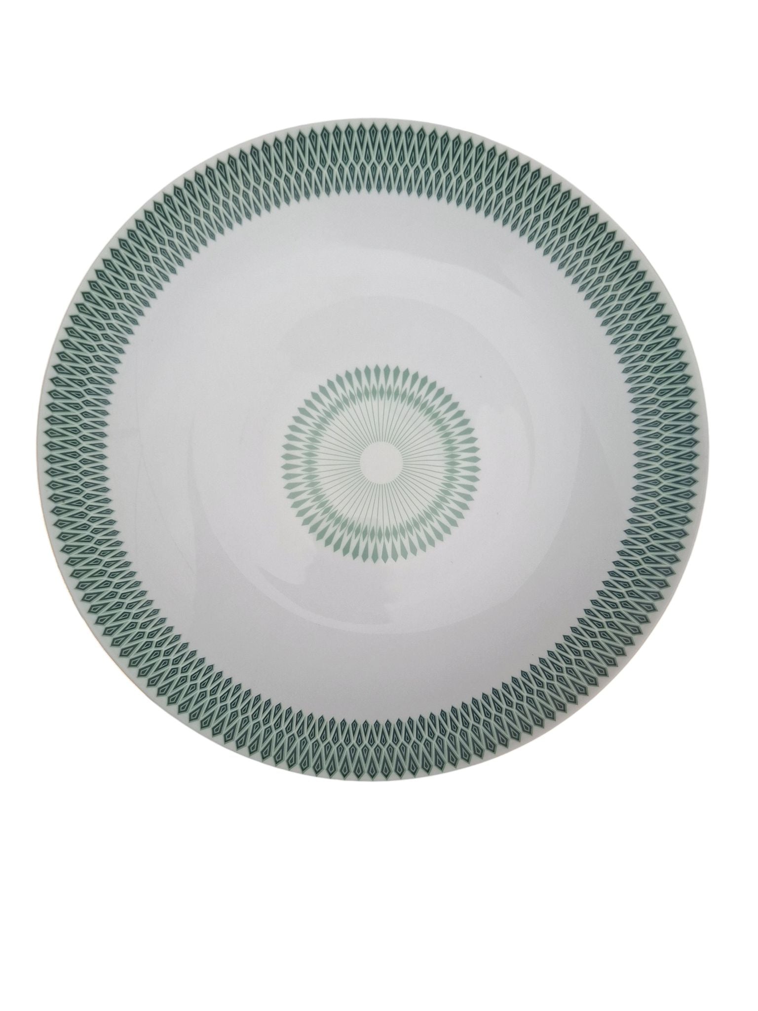 Set masa 19 piese Green Mirage pentru 6 persoane opal glass