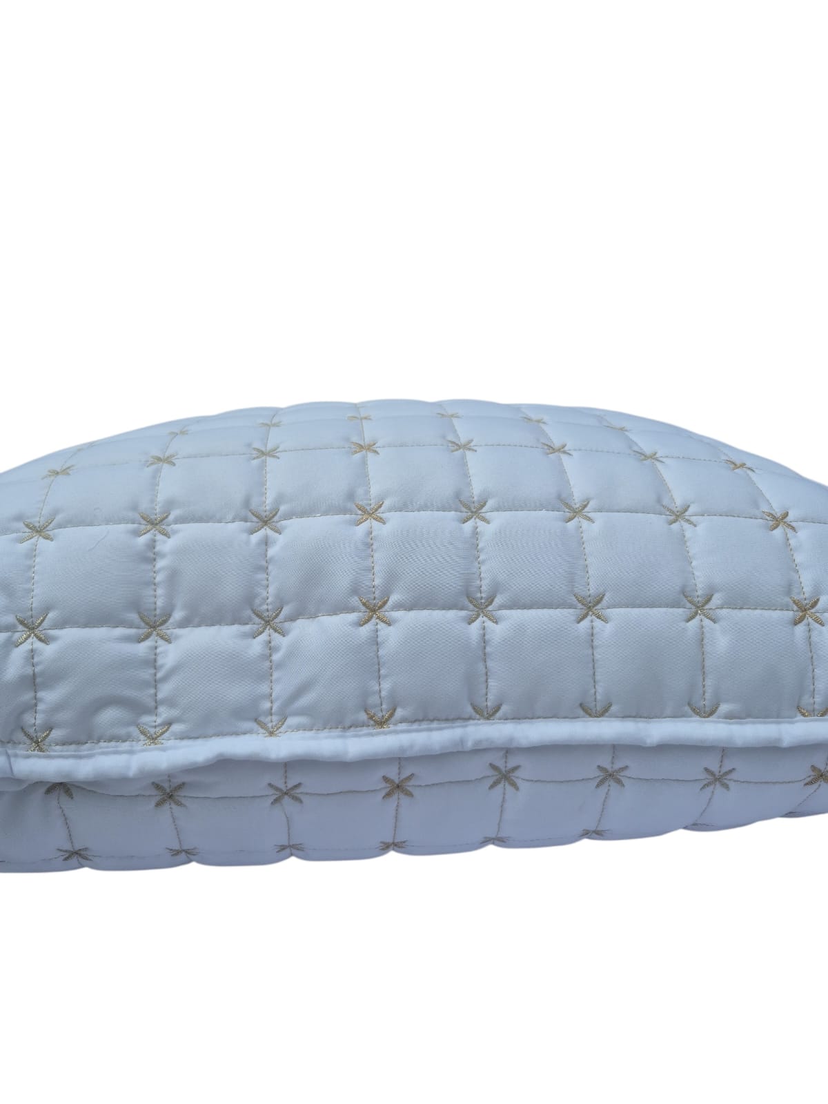 Perna Decorativa Matlasata 75x75 cm Bleu Deschis Moale si Confortabila