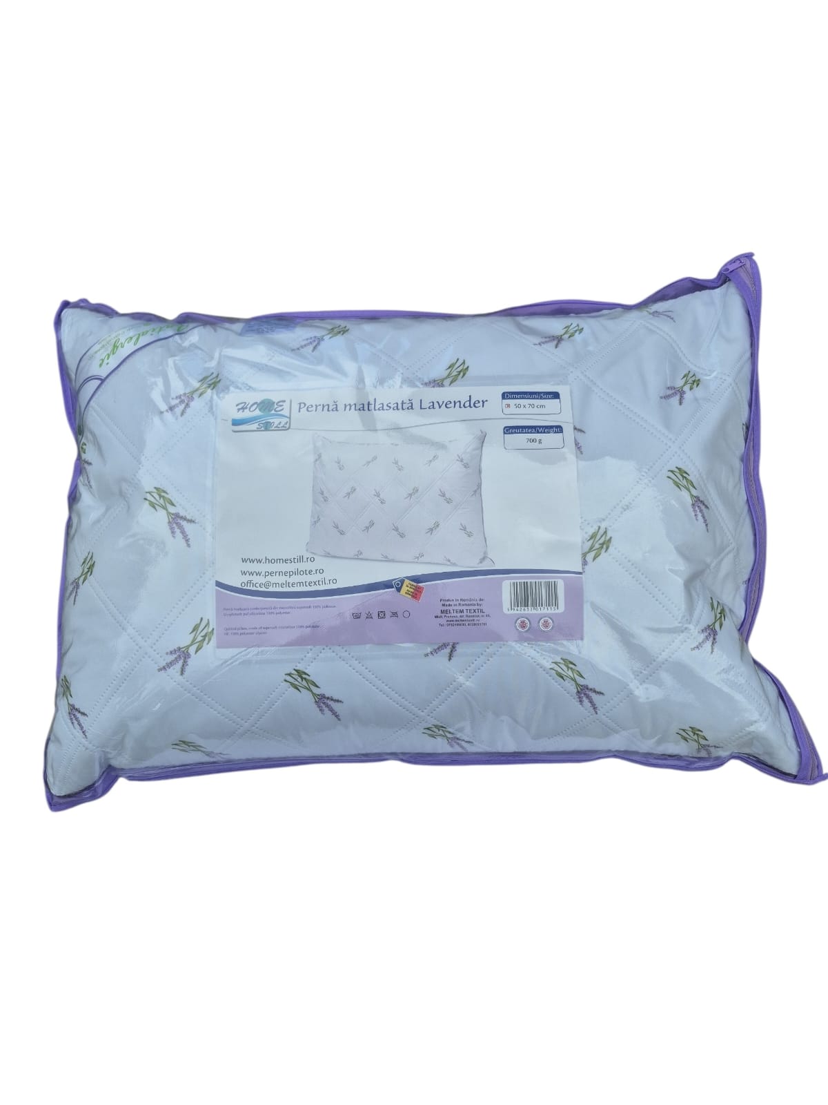Perna Matlasata Lavender 50x70 cm Confortabila si Moale